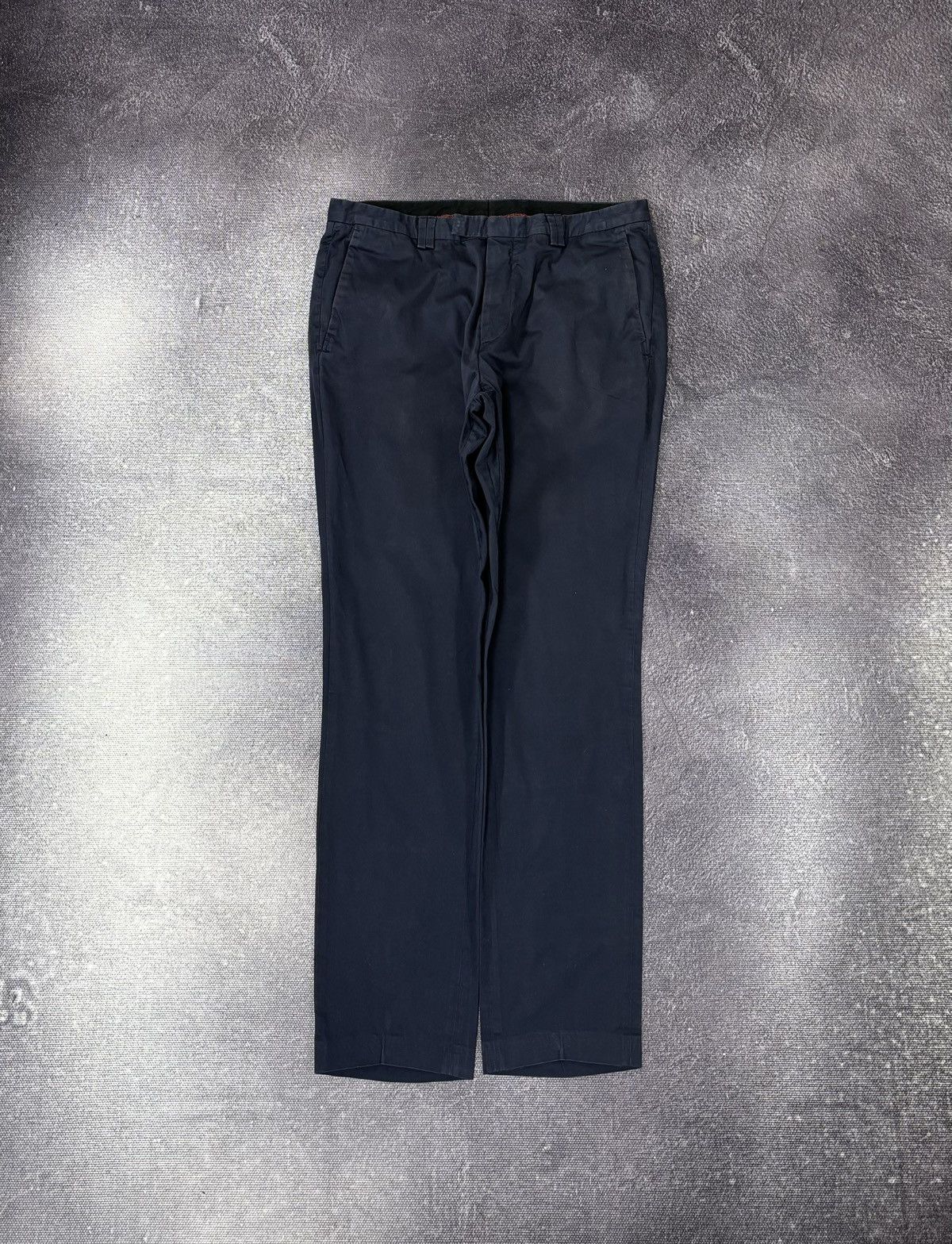 Hugo Boss Hugo Boss Men’s Navy Blue 2-Piece Pima Cotton Suit Size 38R - 5 Thumbnail