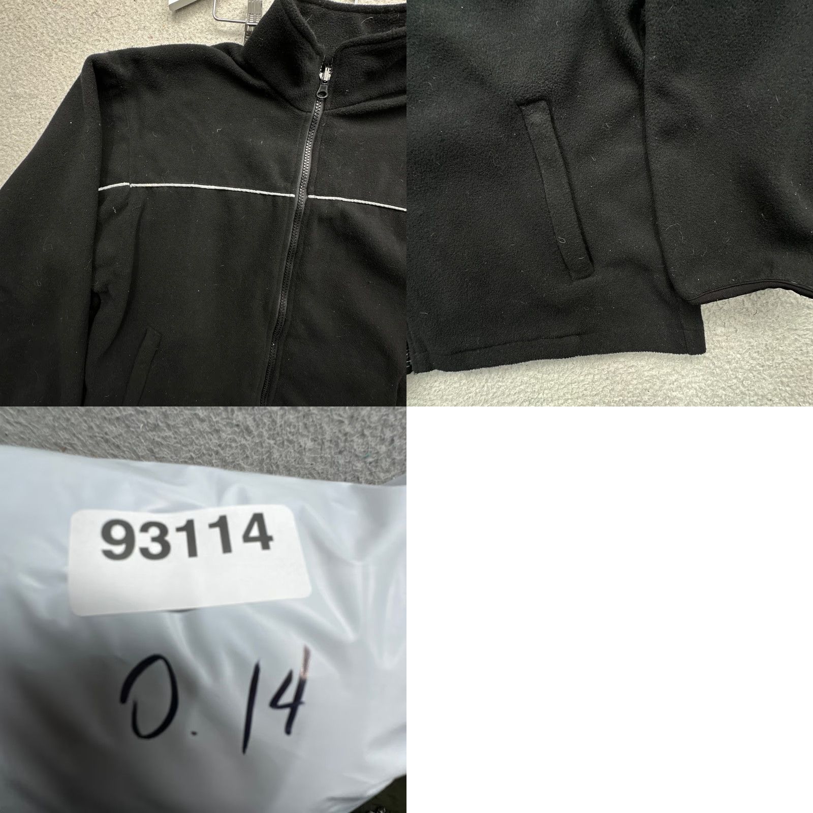 Logo 7 VINTAGE Rukka Fleece Full Zip Jacket Womens Large Black Logo | Jacket | Womens | Large | Black | Fleece | 14 (Size L) Size L / US 10 / IT 46 - 10 Thumbnail