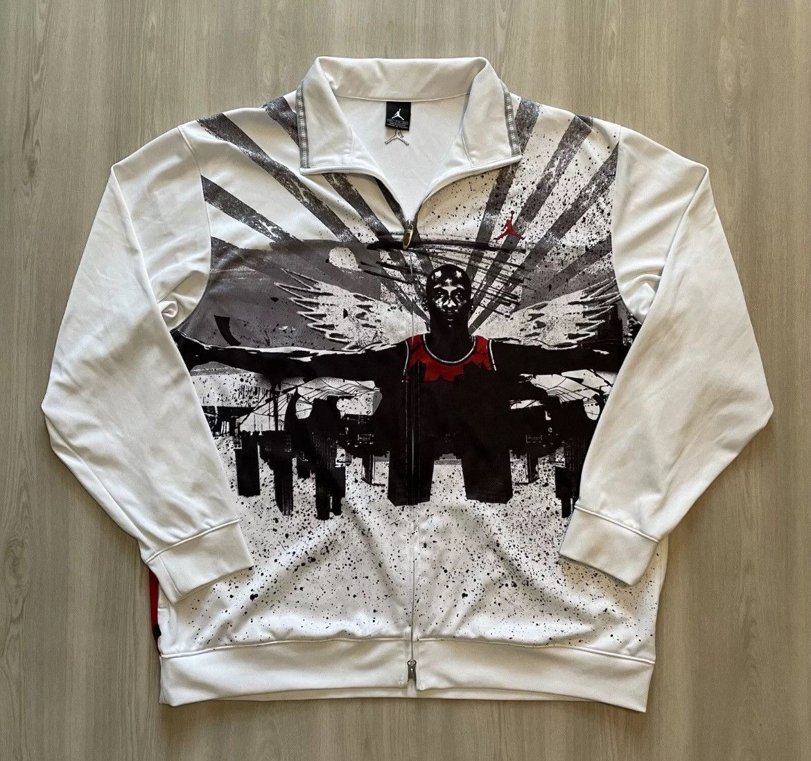 Jordan Brand × Nike × Vintage Vintage Jordan Wings Wingspan City Skyline Jacket 2XL Size US XXL / EU 58 / 5 - 1 Thumbnail