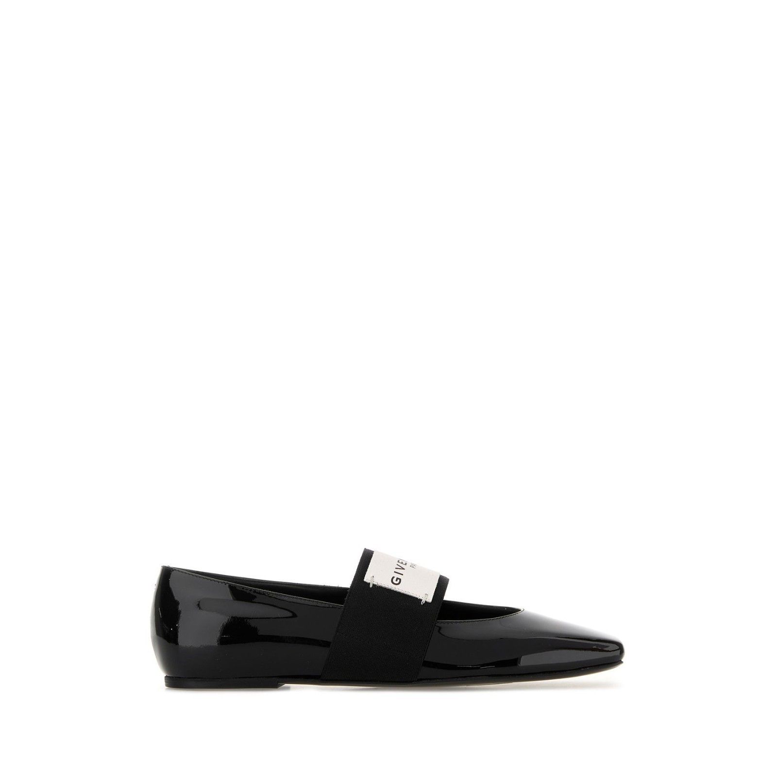 Givenchy GIVENCHY Suared Black Leather Ballerina Flats New & Authenti Size US 10 / IT 40 - 1 Thumbnail