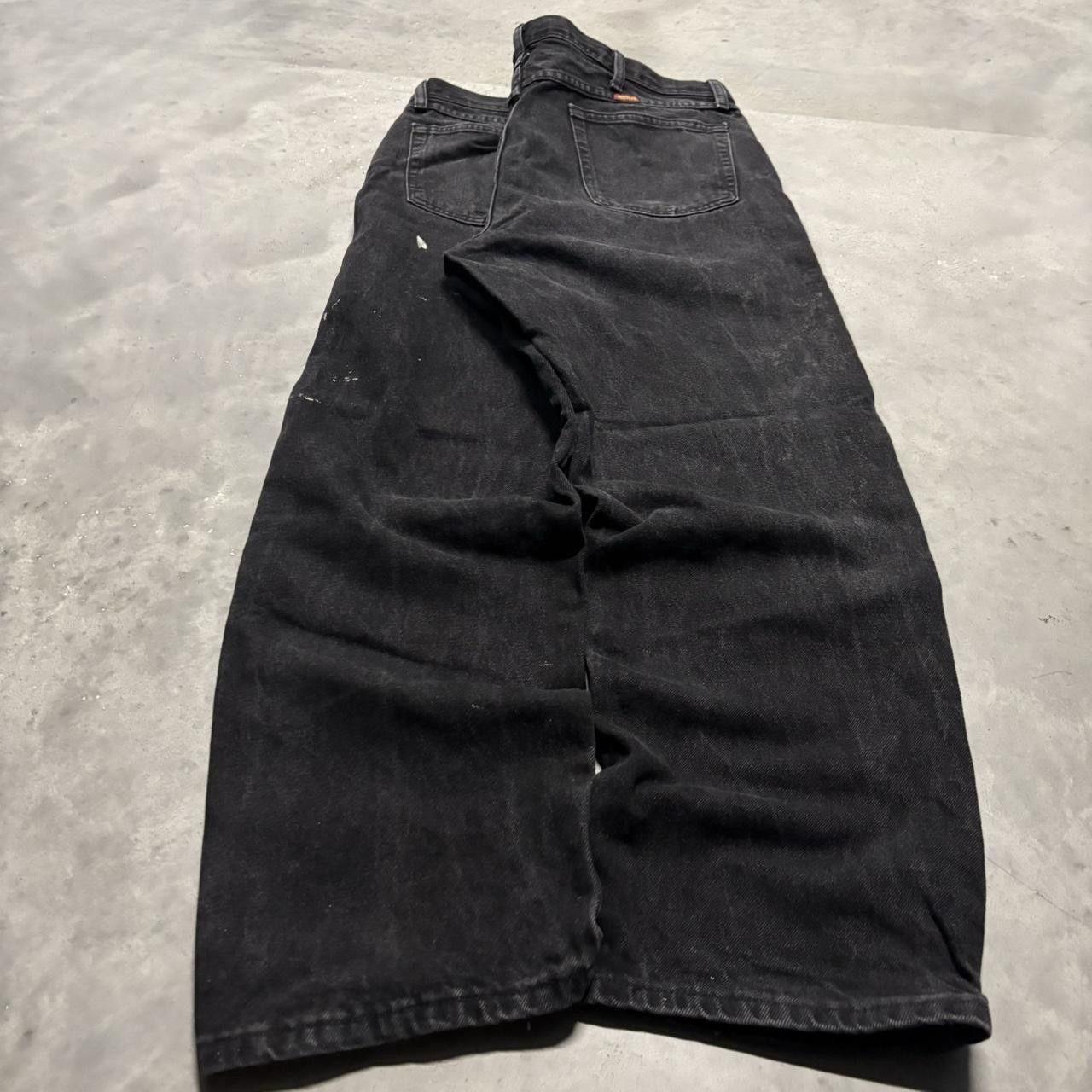 Japanese Brand × Vintage Crazy Vintage Y2K/2000s Grunge Black Skater Denim Jeans! Size US 36 / EU 52 - 4 Thumbnail