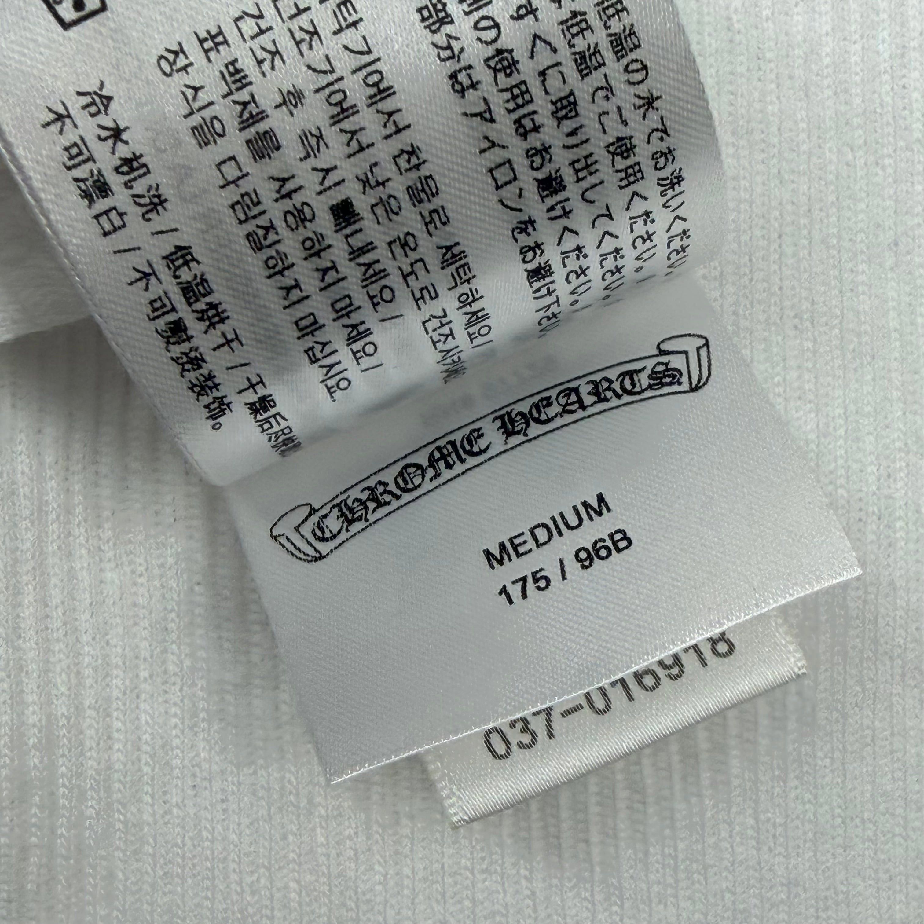 Chrome Hearts Chrome Hearts Pink T-Bar Ribbed Tank White M Size US M / EU 48-50 / 2 - 6 Thumbnail