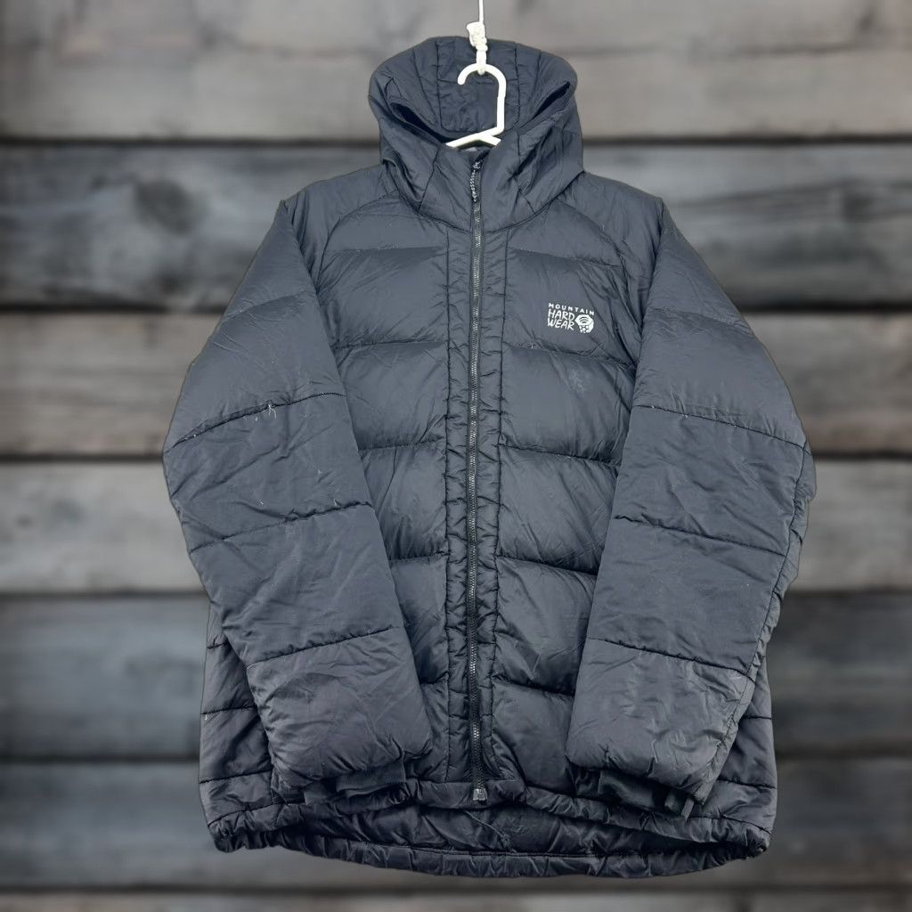 Mountain Hardwear Mountain Hardwear Jacket Mens M Black Puffer Hooded Full Zip Down Polyester Jacket Size US M / EU 48-50 / 2 - 1 Thumbnail