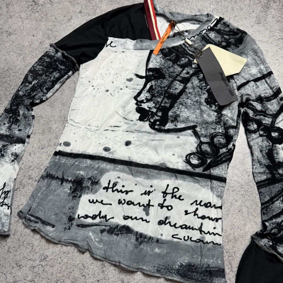 Cop Copine NEW Cop Copine Vintage Mesh Long Sleeve T-Shirt Size M / US 6-8 / IT 42-44 - 3 Thumbnail