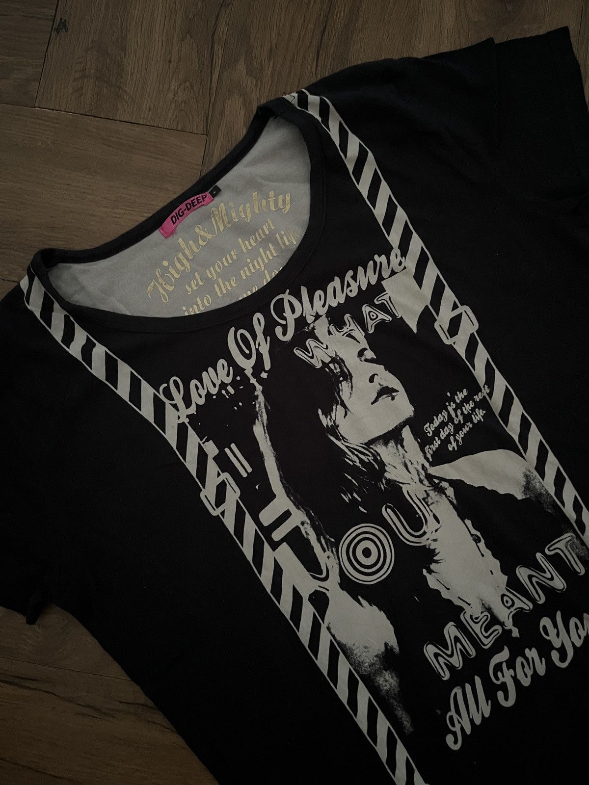 Hysteric Glamour DepDeep Archive Gothic Print T-Shirt Dark Y2K Era Size US XL / EU 56 / 4 - 1 Thumbnail