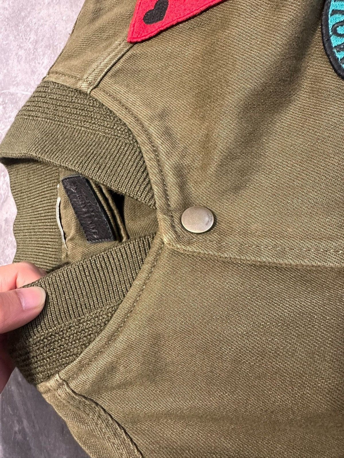Saint Laurent Paris Saint Laurent Paris multi-patch military teddy jacket Size US S / EU 44-46 / 1 - 5 Thumbnail