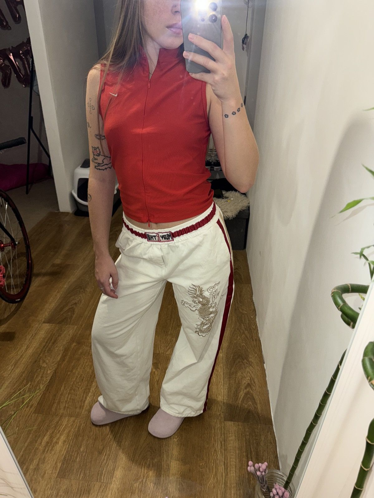 Dolce & Gabbana VINTAGE DOLCE&GABBANA MUAYTHAI 2000s PANTS Size 26" / US 2 / IT 38 - 2 Thumbnail
