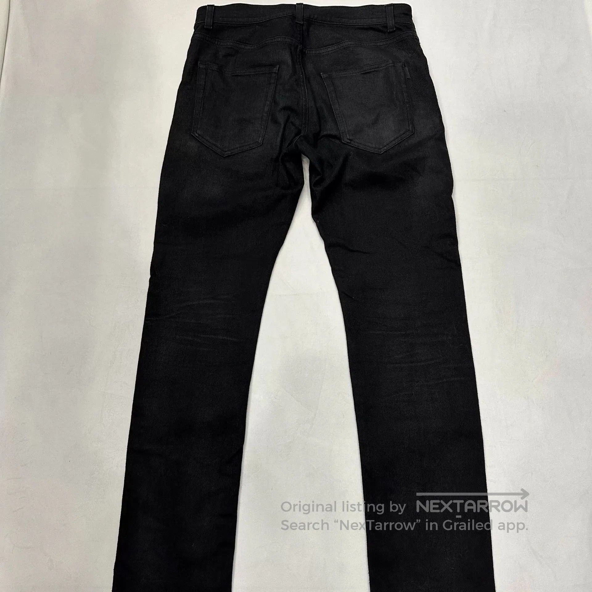 Saint Laurent Paris Saint Laurent Black Slim Fit Jeans. Size US 32 / EU 48 - 2 Thumbnail