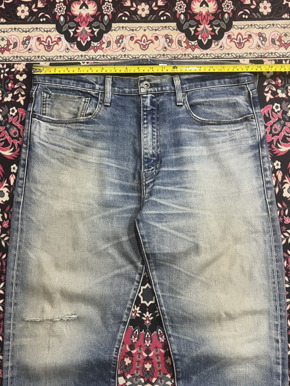 Levi's Made & Crafted Vintage Levi’s Made & Crafted Big E 502 Taper Selvedge Jeans Size US 36 / EU 52 - 14 Thumbnail