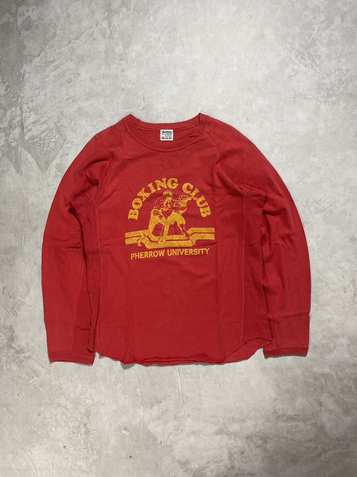 Japanese Brand × Pherrow's Vintage Pherrows Boxing Club University Sweatshirt Size US M / EU 48-50 / 2 - 1 Thumbnail