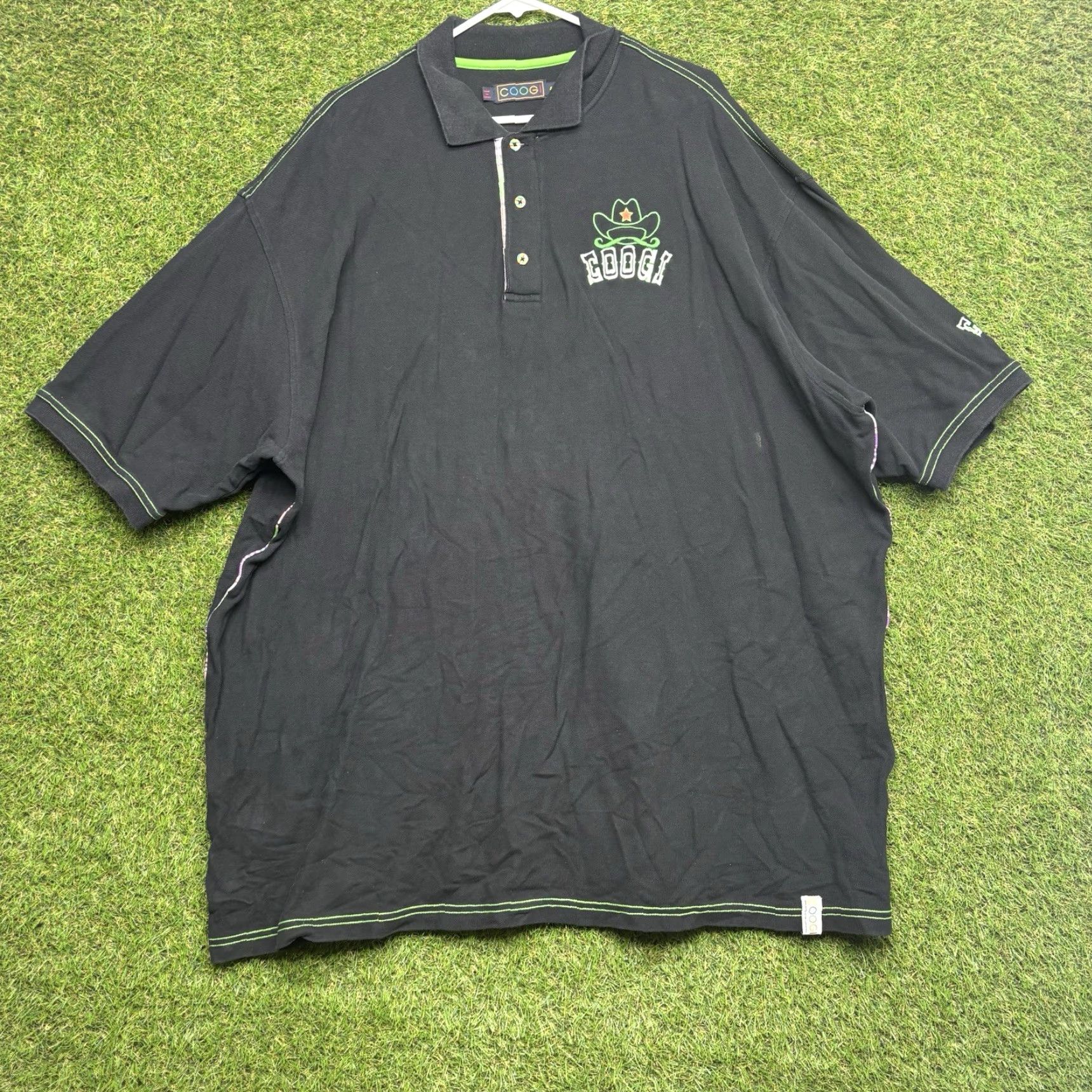 Coogi Vintage Coogi Polo Shirt Mens 4XL Black Embroidered Casual Preppy 2000s y2k Size US XXL / EU 58 / 5 - 2 Thumbnail