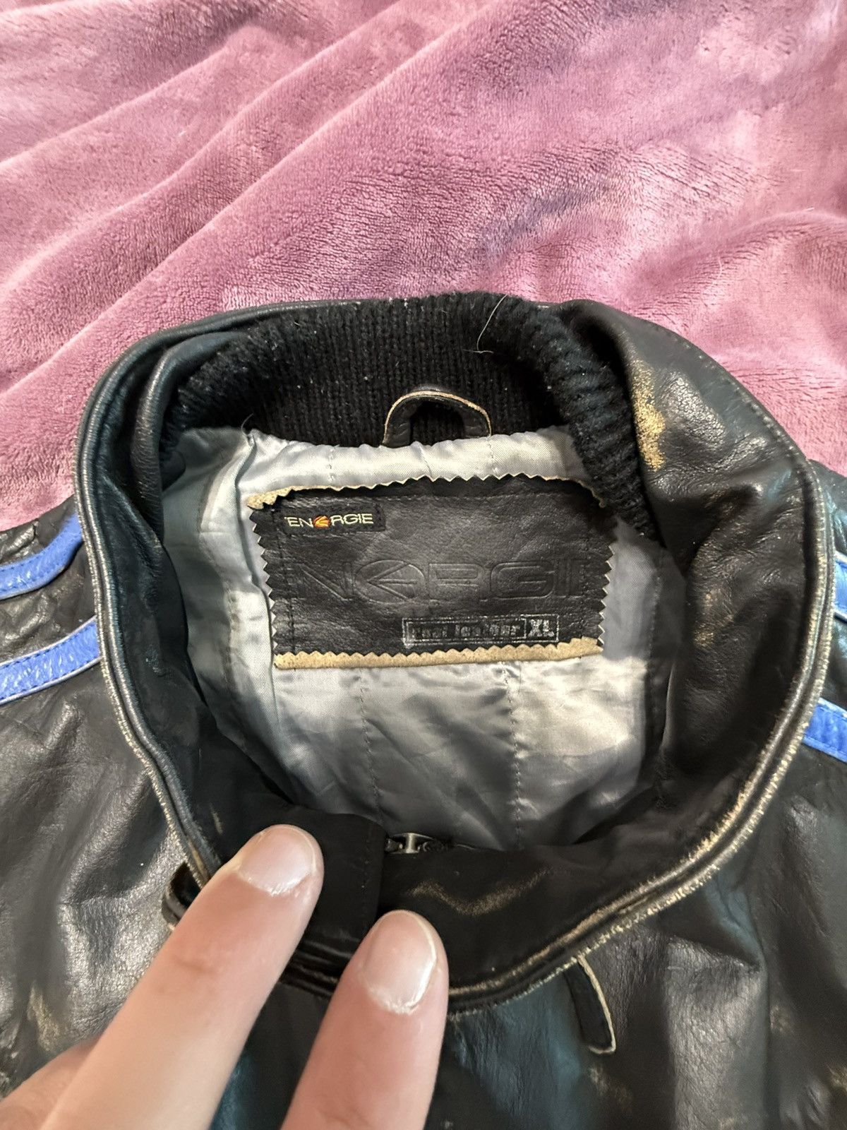 Energie Energie leather jacket Size US XL / EU 56 / 4 - 5 Thumbnail