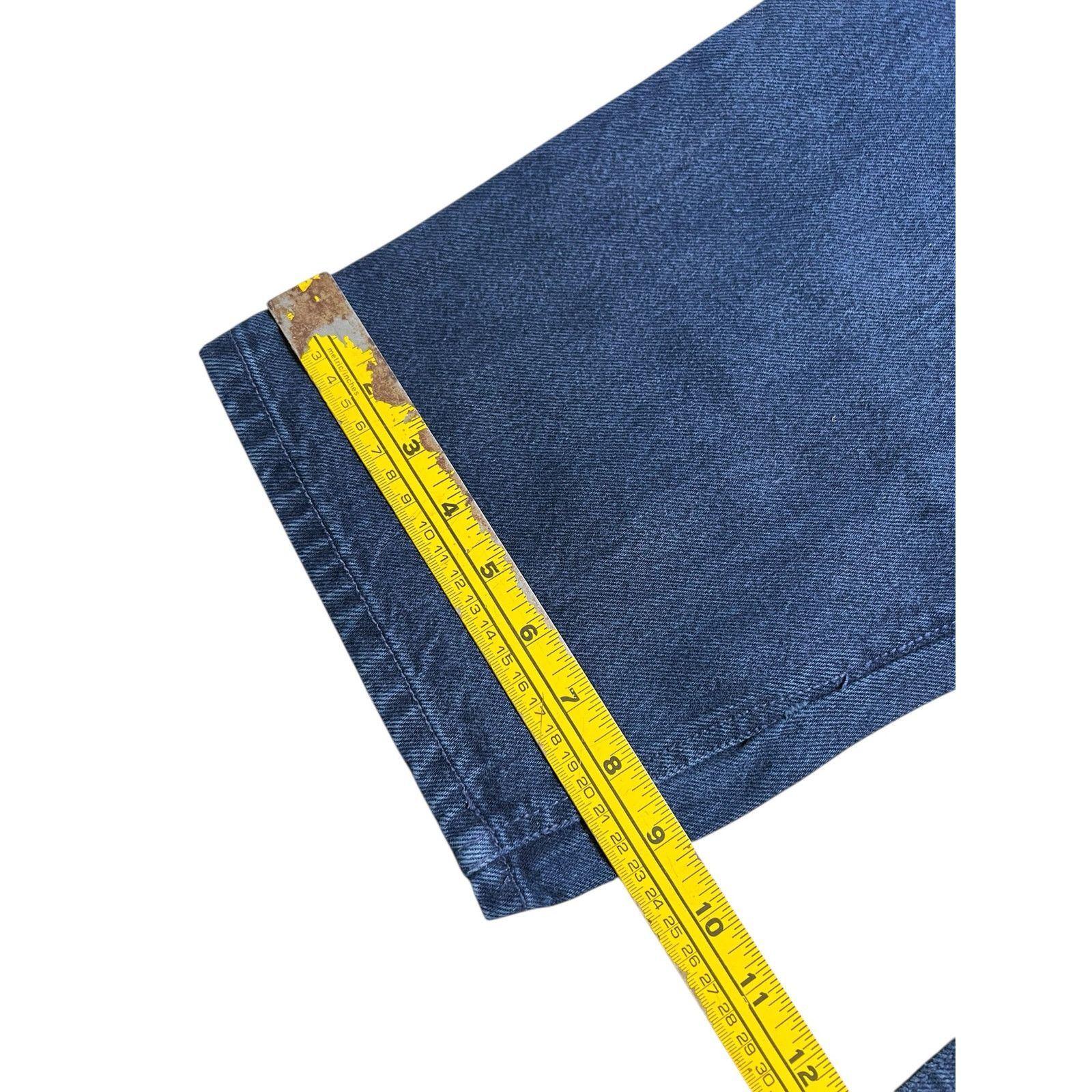 Anchor Blue Vintage 90s Anchor Blue Baggy Jeans37x31) Wide Leg USA Talon Size US 38 / EU 54 - 7 Thumbnail