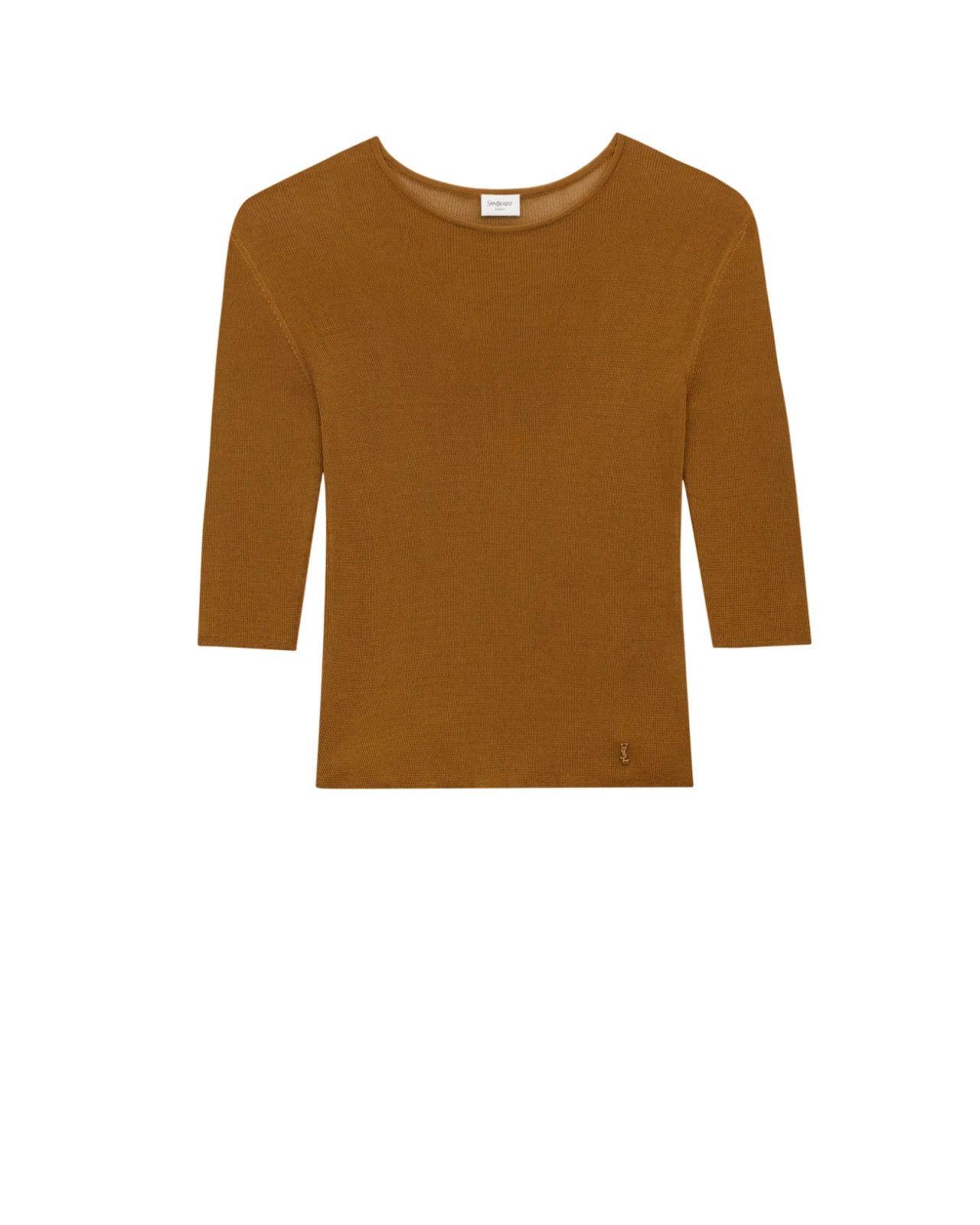 SAINT LAURENT Cassandre Mardore Knit Top $990 NWT Auth.