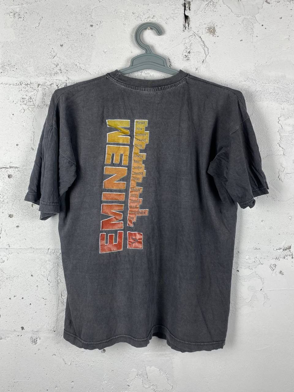 Eminem × Rap Tees × Vintage Vintage Eminem Slim Shady Faded T Shirt Size US M / EU 48-50 / 2 - 9 Thumbnail