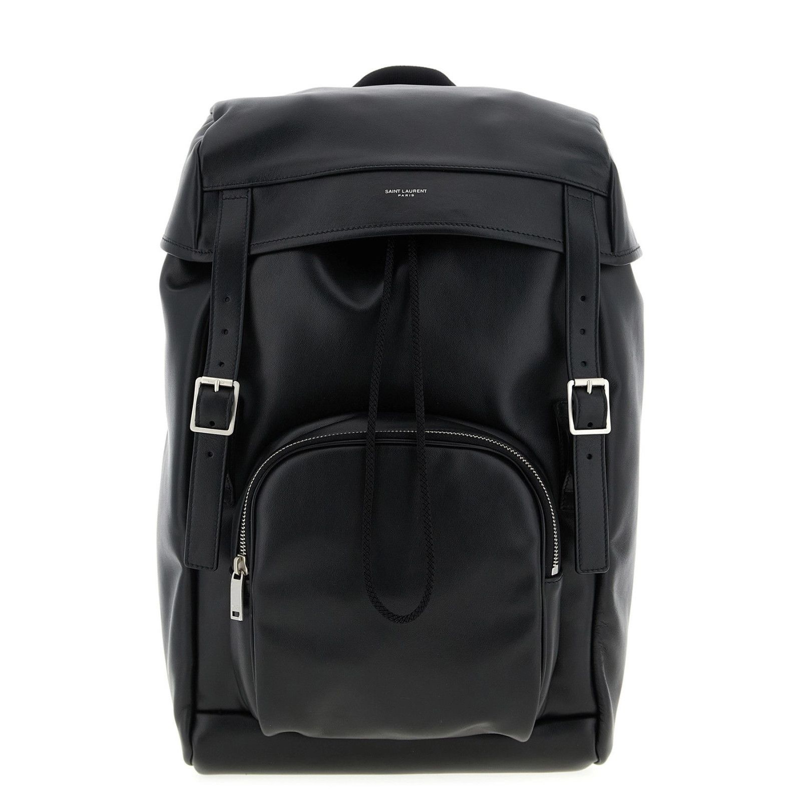 Saint Laurent Paris Saint Laurent Black Leather Backpack New & Authentic Size ONE SIZE - 1 Thumbnail