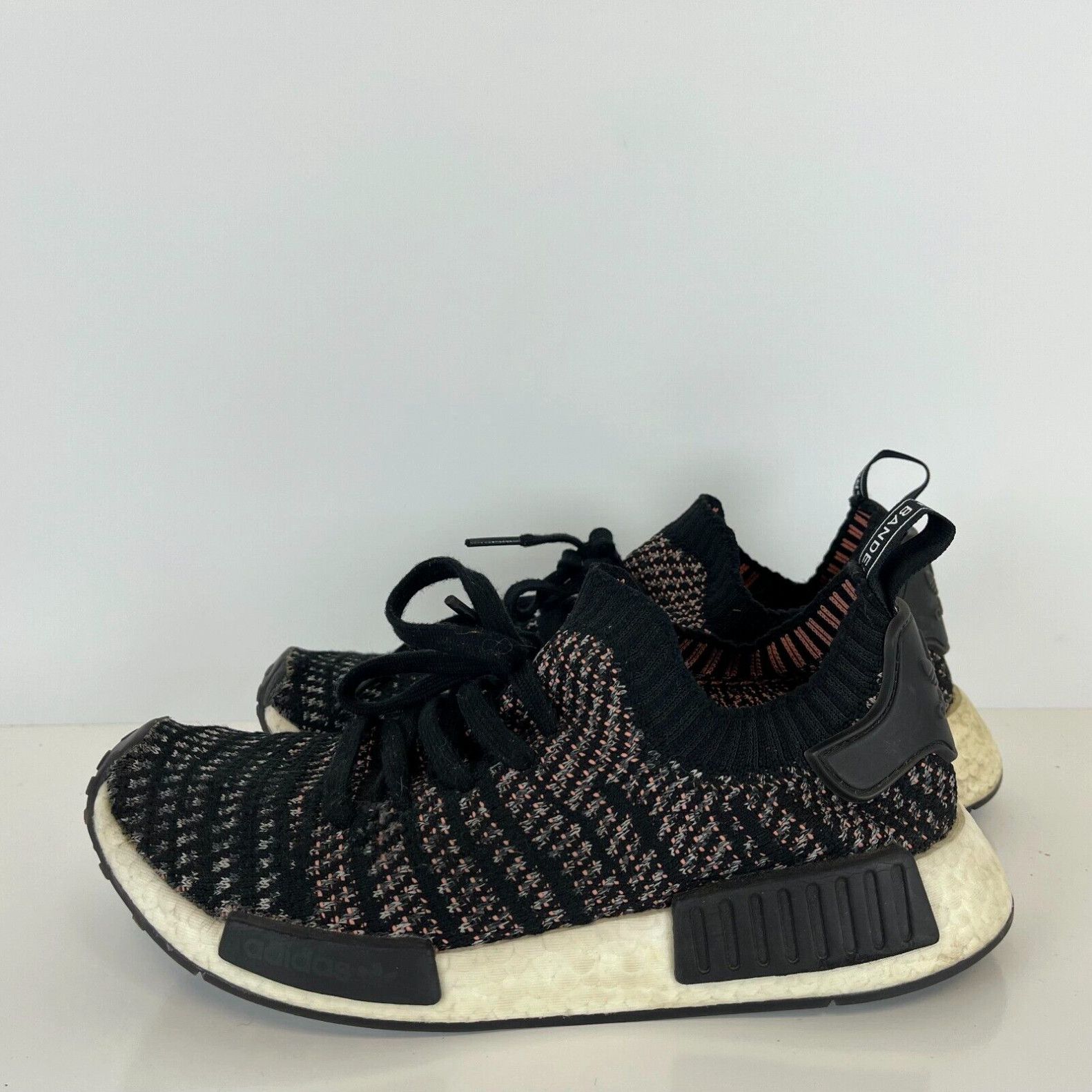 Adidas Nmd R 1 Stlt Primeknit Black Pink Grailed