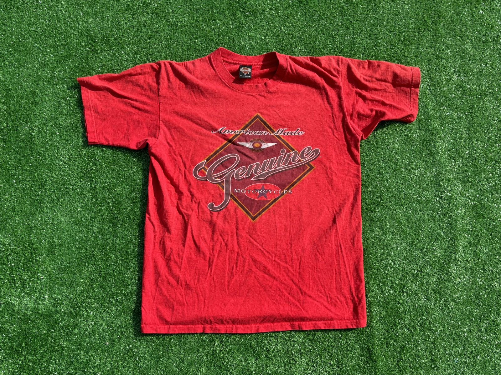 Harley Davidson × Vintage Vintage Harley Davidson t shirt 1998 Size US XL / EU 56 / 4 - 1 Thumbnail