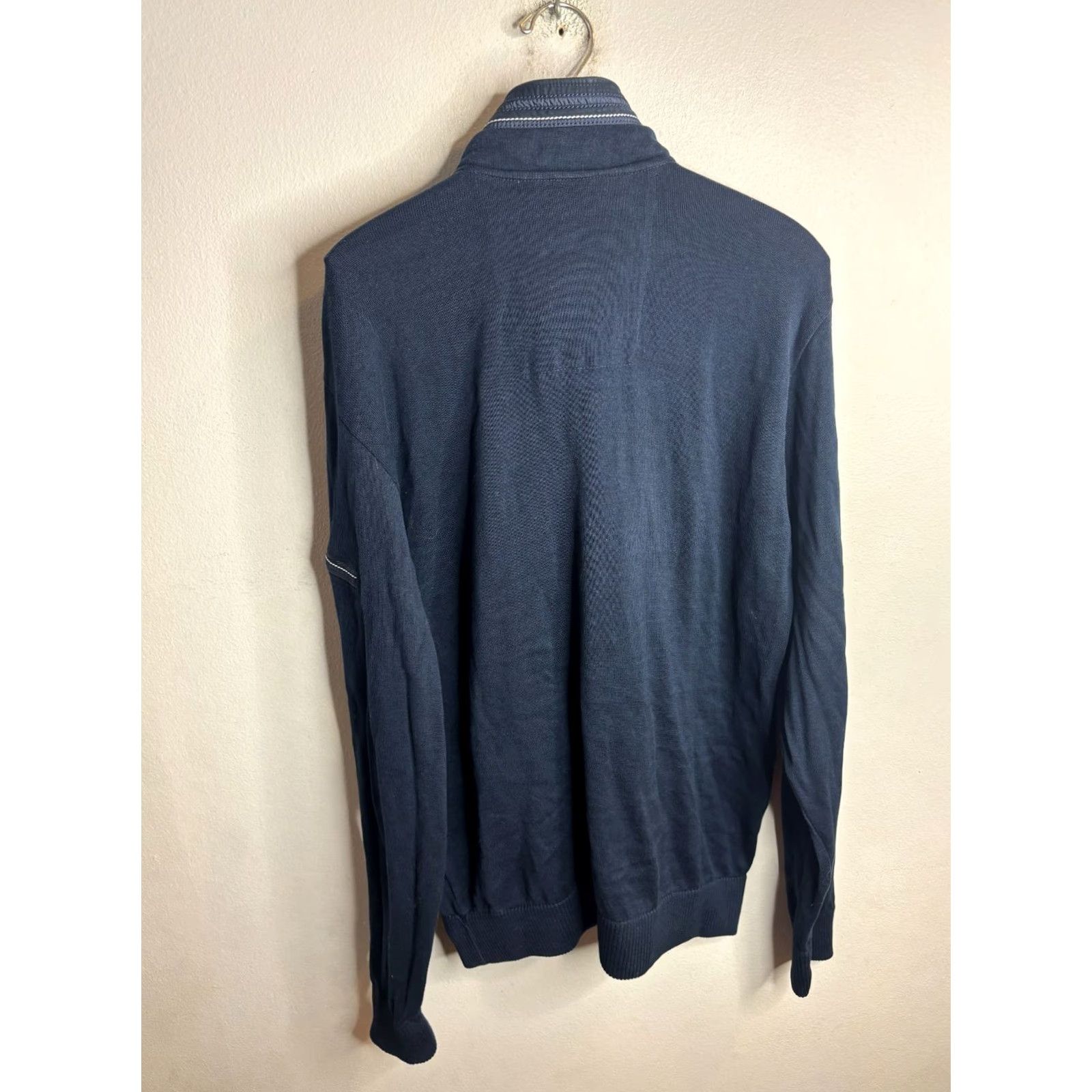 Paul & Shark Paul & Shark Yachting Sweater XL Blue Cotton Knit 1/4 Zip Pullover Embroidered Logo Navy Nautical Classic Wool? Size US XL / EU 56 / 4 - 5 Thumbnail
