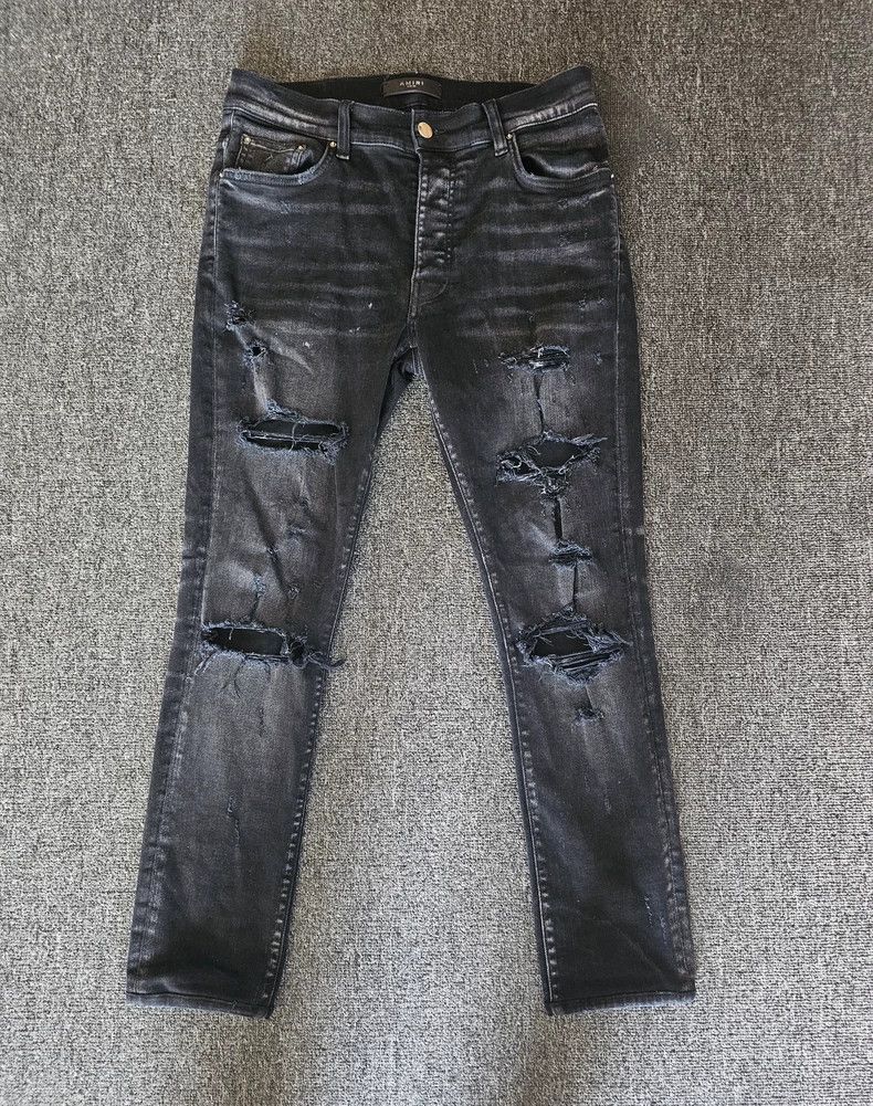 Amiri Distressed Denim Jeans-yf