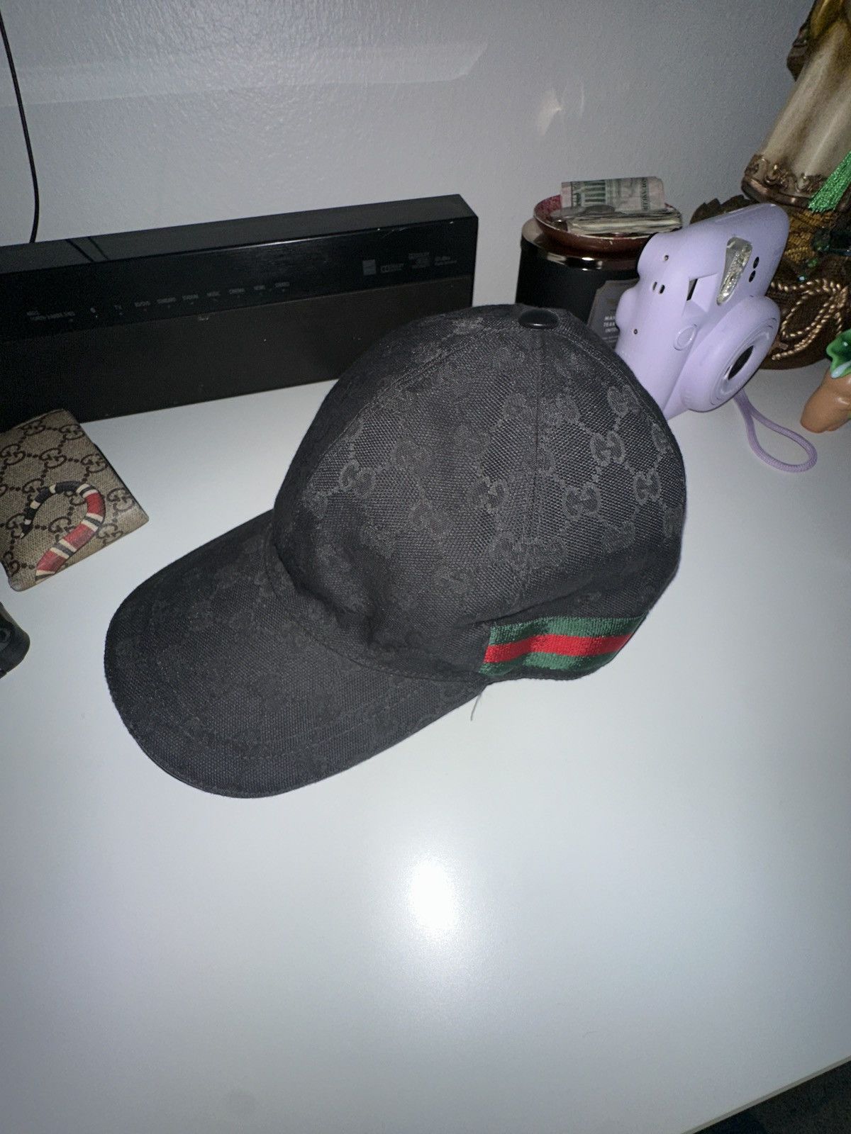 Gucci GG canvas baseball hat with Web Size ONE SIZE - 1 Thumbnail
