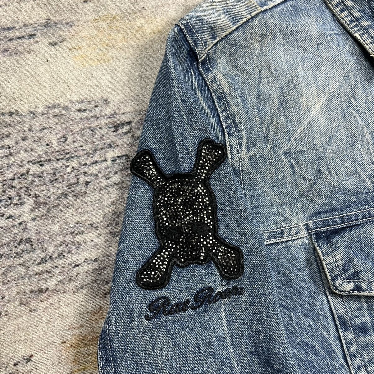 If Six Was Nine × Le Grande Bleu (L.G.B.) × Roen Rat Roen mud wash denim jacket vkei style Size US L / EU 52-54 / 3 - 4 Thumbnail