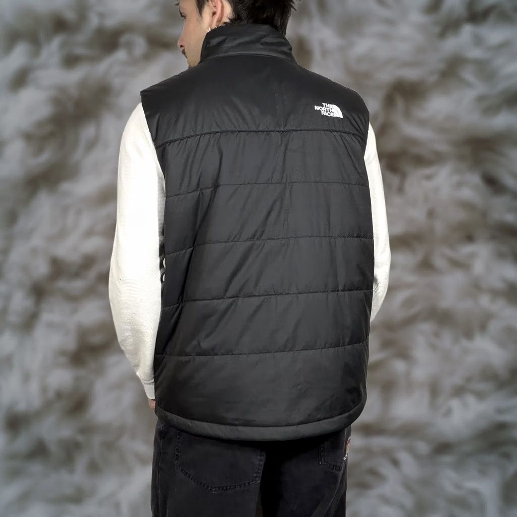The North Face VINTAGE? No — North Face Puffer Vest Mens L Black Insulated Zip Pockets (Note: unchanged) Size US L / EU 52-54 / 3 - 1 Thumbnail