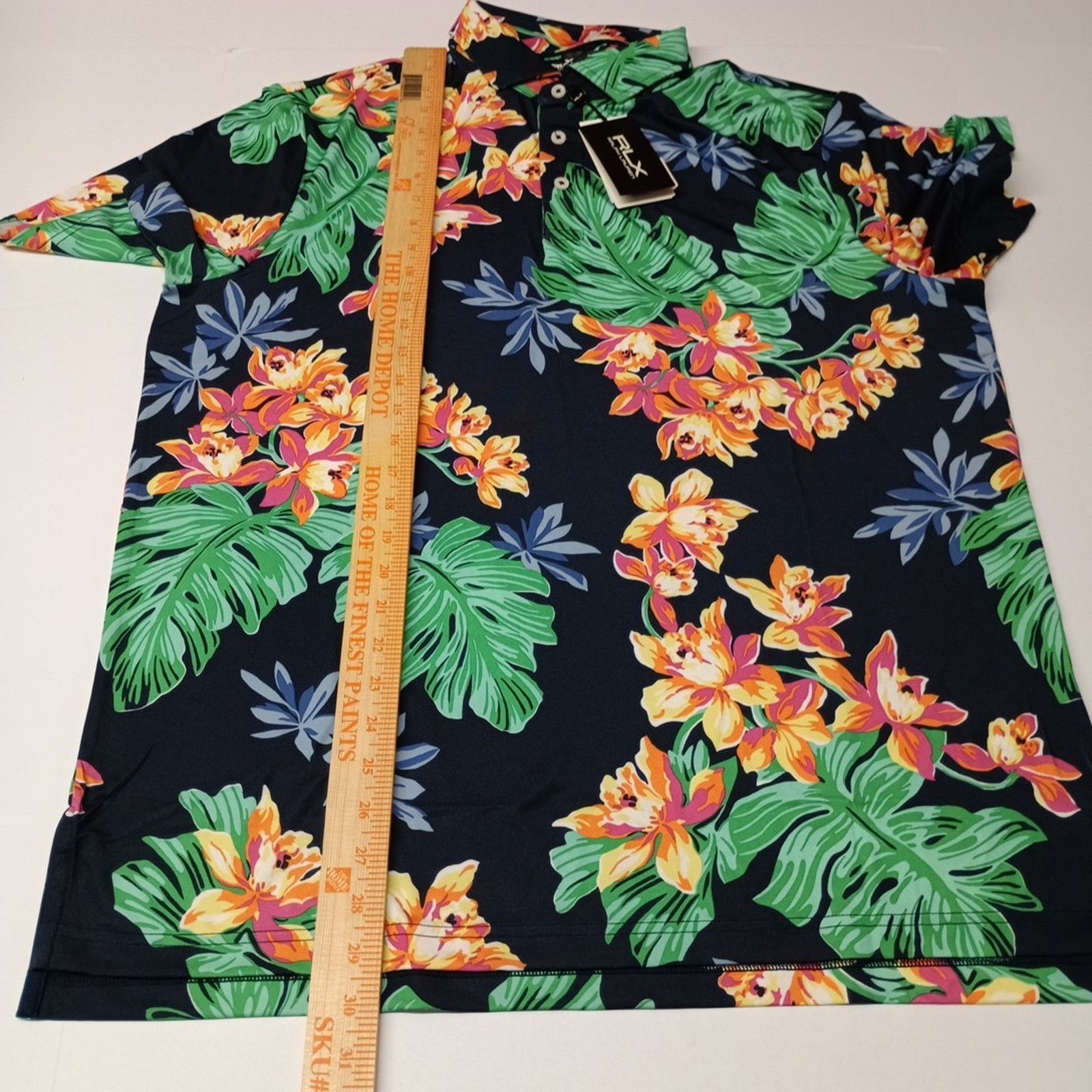 RLX Ralph Lauren RLX Ralph Lauren Polo Shirt Floral Multicolor Men's L NWT Size US L / EU 52-54 / 3 - 6 Thumbnail