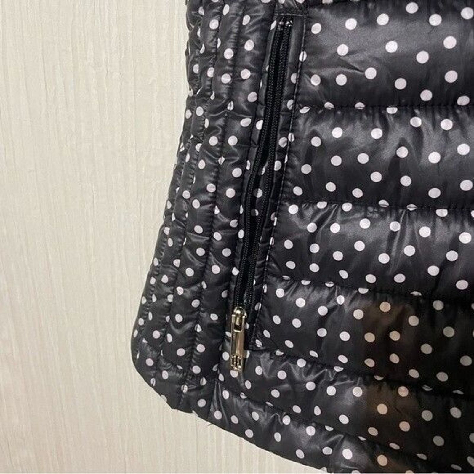 Tommy Hilfiger Tommy Hilfiger Vest XS Quilted Black/White Polka Dot Size XS / US 0-2 / IT 36-38 - 7 Thumbnail
