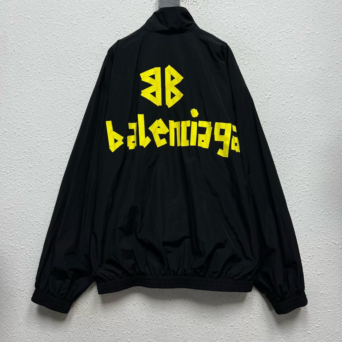 Balenciaga Balenciaga Black Coach Jacket with Logo Size US M / EU 48-50 / 2 - 2 Thumbnail