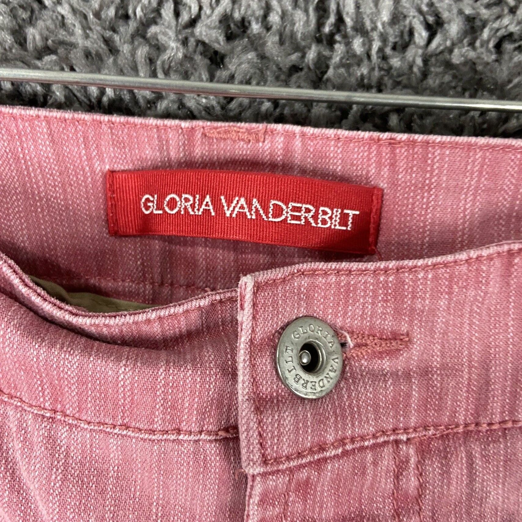 Gloria Vanderbilt VINTAGE Gloria Vanderbilt Capri Jeans Pink Denim Women 12 Capri Denim Jeans Women 12 Pink Gloria Vanderbilt Womens Jeans 12 Ladies Capris Pink Size ONE SIZE - 5 Thumbnail