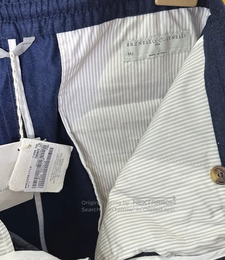 Brunello Cucinelli Brunello Cucinelli Wool drawstring trousers Size US 34 / EU 50 - 5 Thumbnail