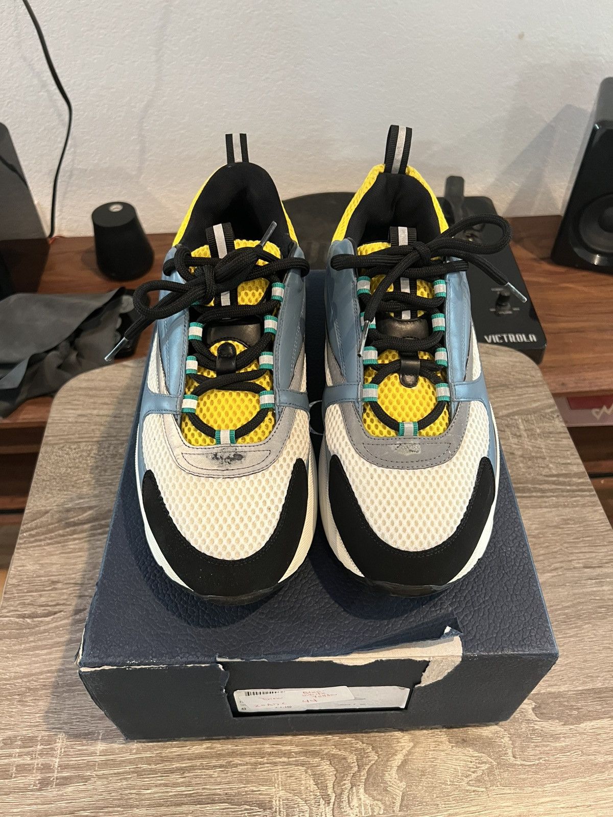 Dior Dior B22 Yellow/Teal Size US 11 / EU 44 - 3 Thumbnail
