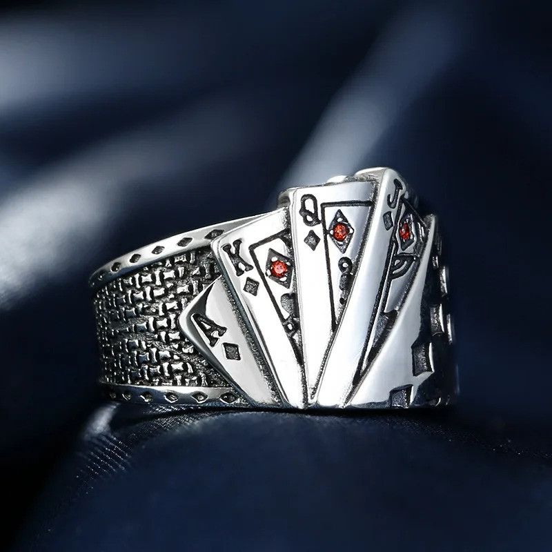 Other Retro Royal Poker Ring Size ONE SIZE - 4 Thumbnail