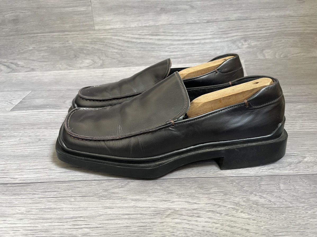 Prada Vintage FW 98 Prada square toe leather mule loafers uk7 Size US 8 / EU 41 - 6 Thumbnail