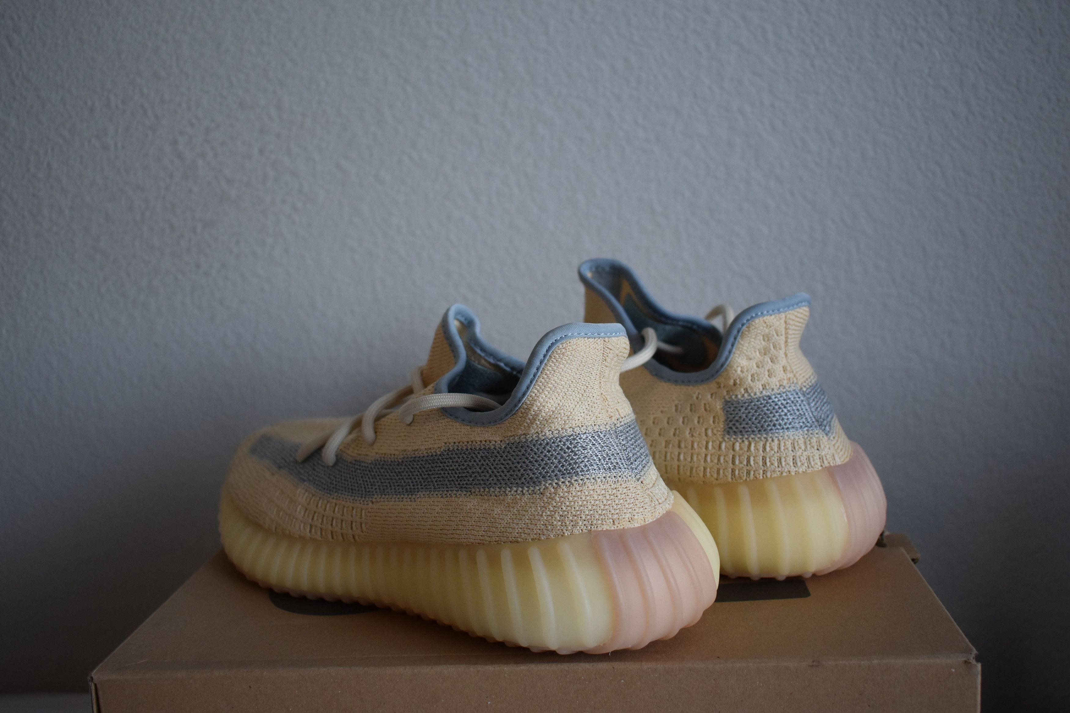 Adidas × Kanye West Yeezy Boost 350 V2 'Linen' Size US 8.5 / EU 41-42 - 8 Thumbnail