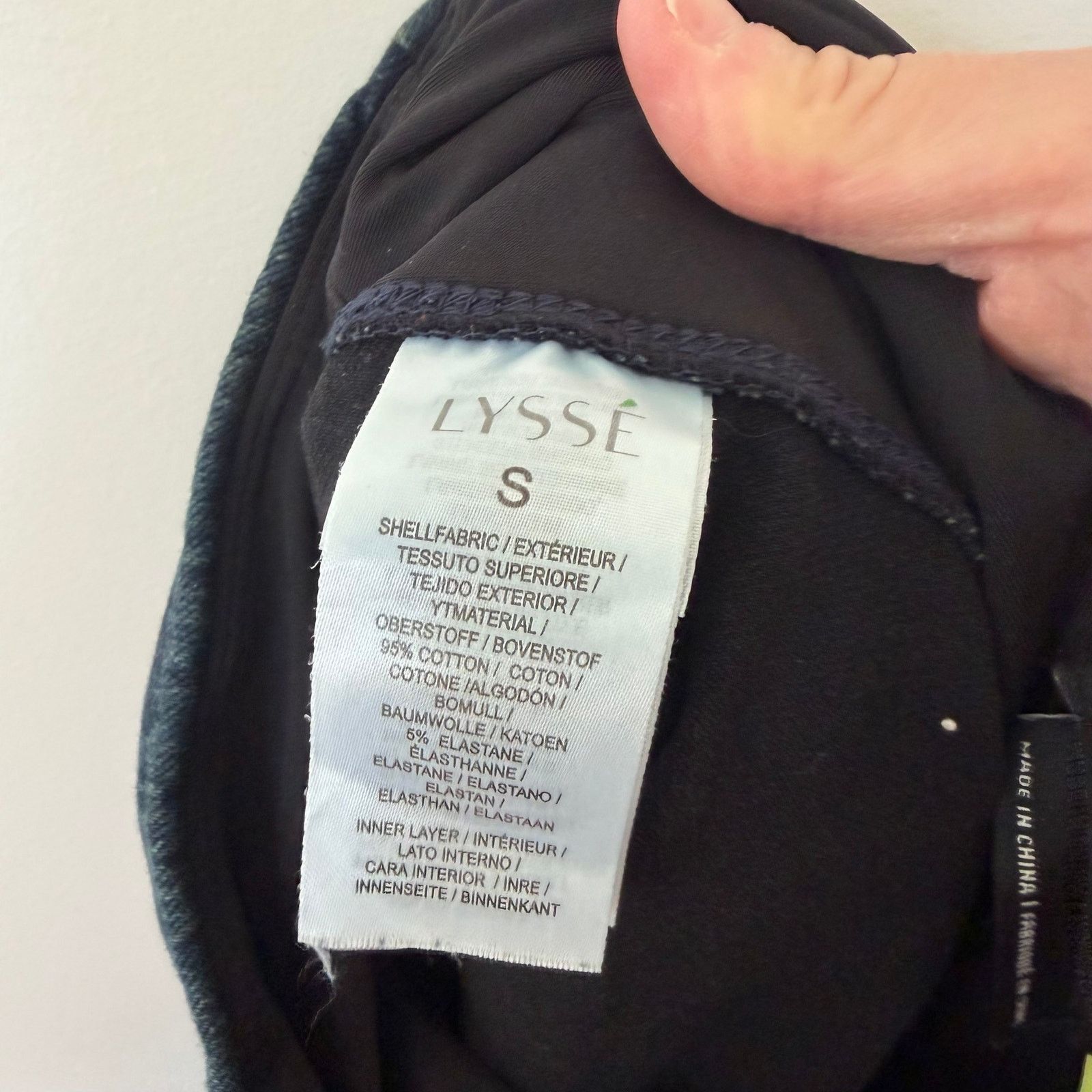Other Lysse Blue Denim Leggings Sz S Size 27" / US 4 / IT 40 - 3 Thumbnail