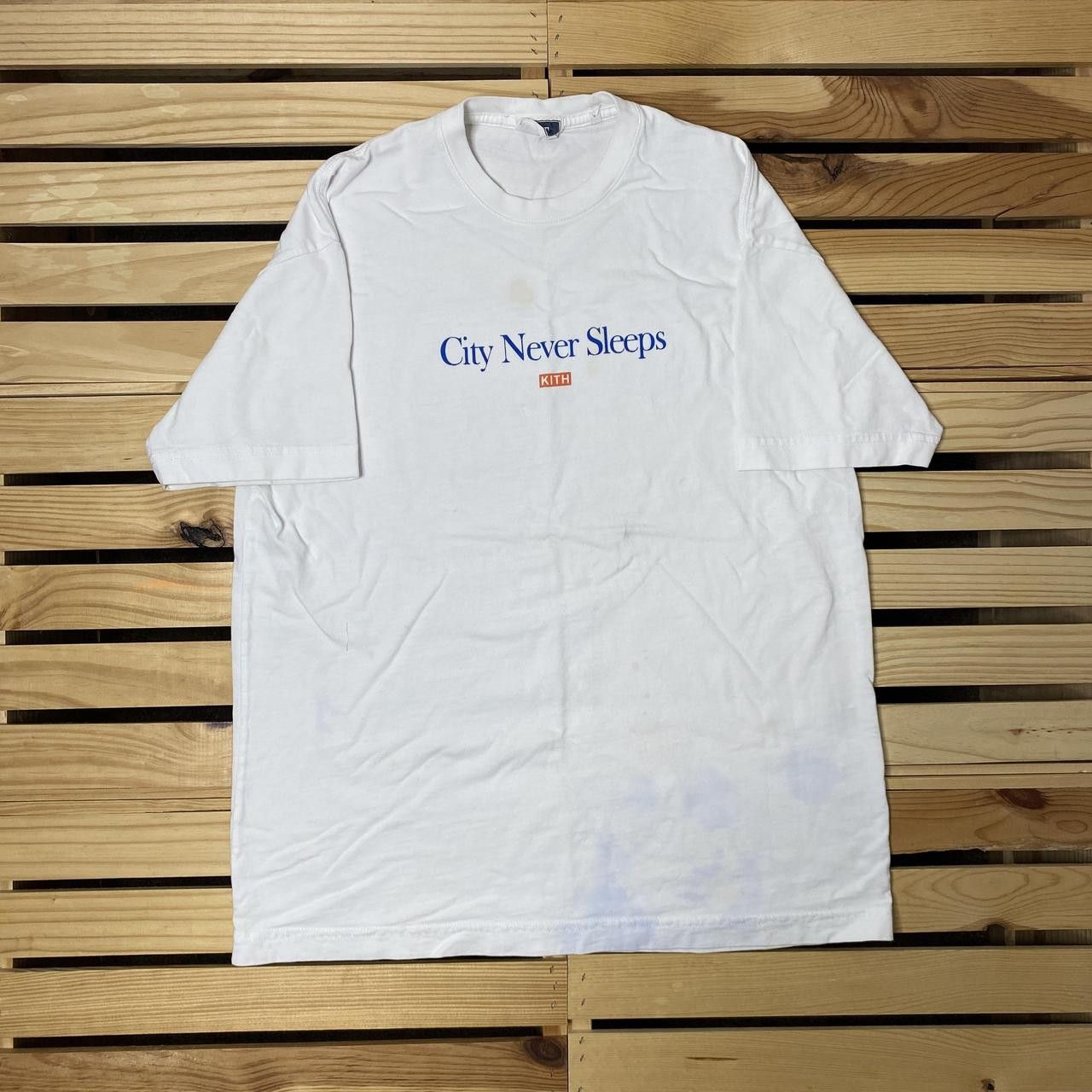 Kith Kith "City Never Sleeps" White Streetwear Tee Size Medium Size US M / EU 48-50 / 2 - 1 Thumbnail