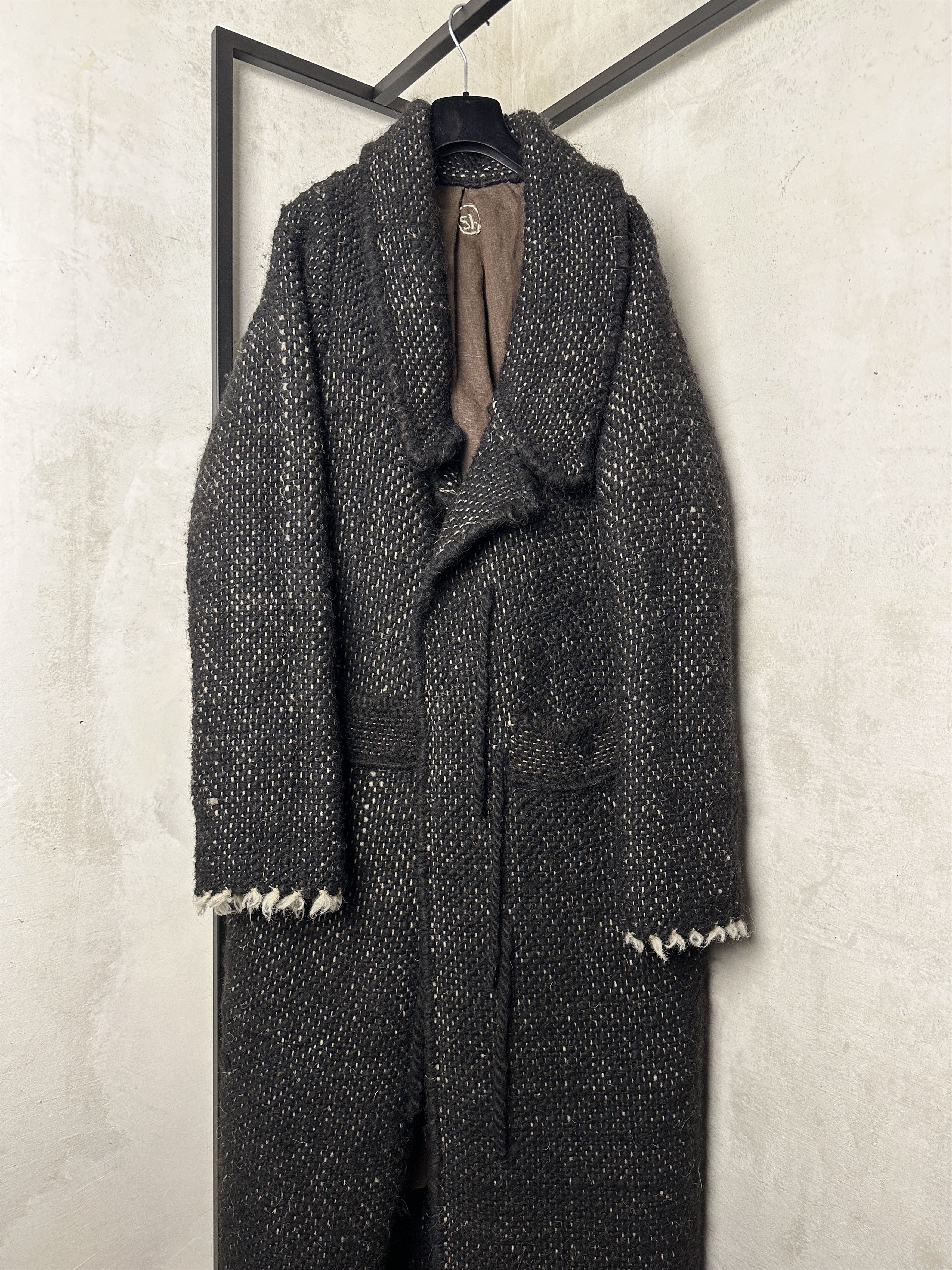 Other Avant Garde like Issey Miyake Heavy Thick Wool Maxi Coat Size M / US 6-8 / IT 42-44 - 2 Thumbnail