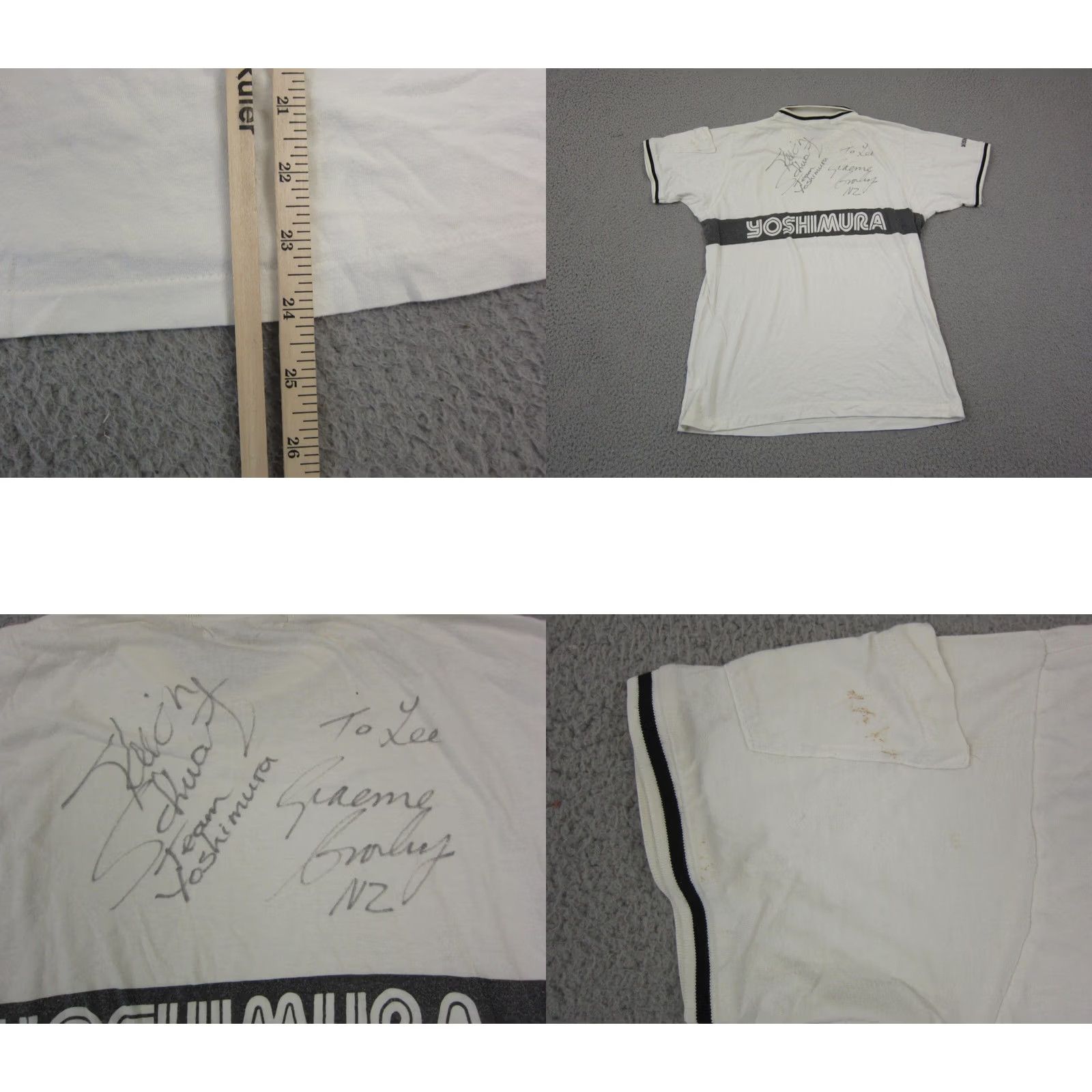 Vintage Vintage Yoshimura Racing Polo Shirt Mens Small White 1985 Biker Moto Size US S / EU 44-46 / 1 - 9 Thumbnail