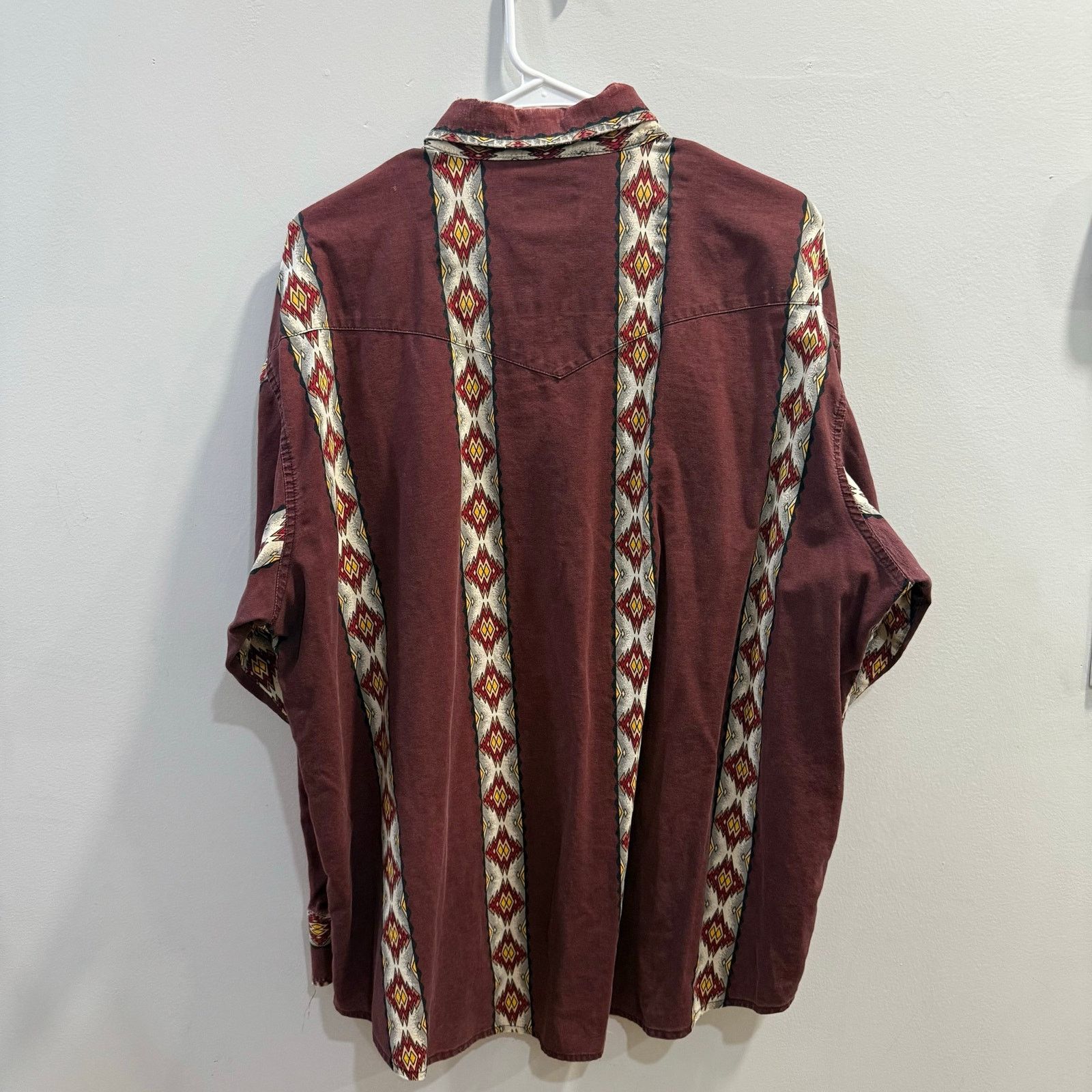 Wrangler Wrangler vintage western shirt maroon Size US L / EU 52-54 / 3 - 4 Thumbnail