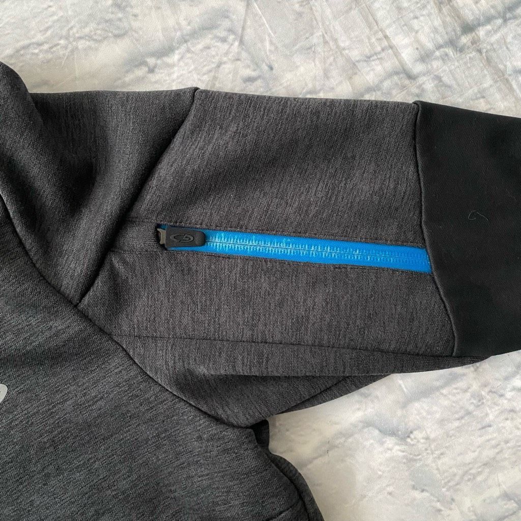 Champion Champion duo dry men S pullover quarter zip hoodie grey & bl Size US S / EU 44-46 / 1 - 10 Thumbnail