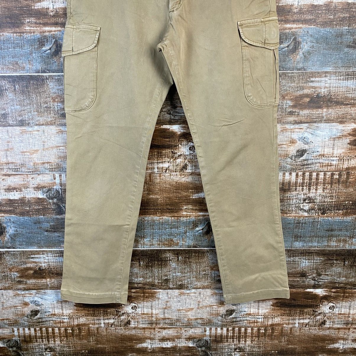 Japanese Brand DL Edwin Beige Cargo utility Multipocket Pants #C895 Size US 29 - 3 Thumbnail