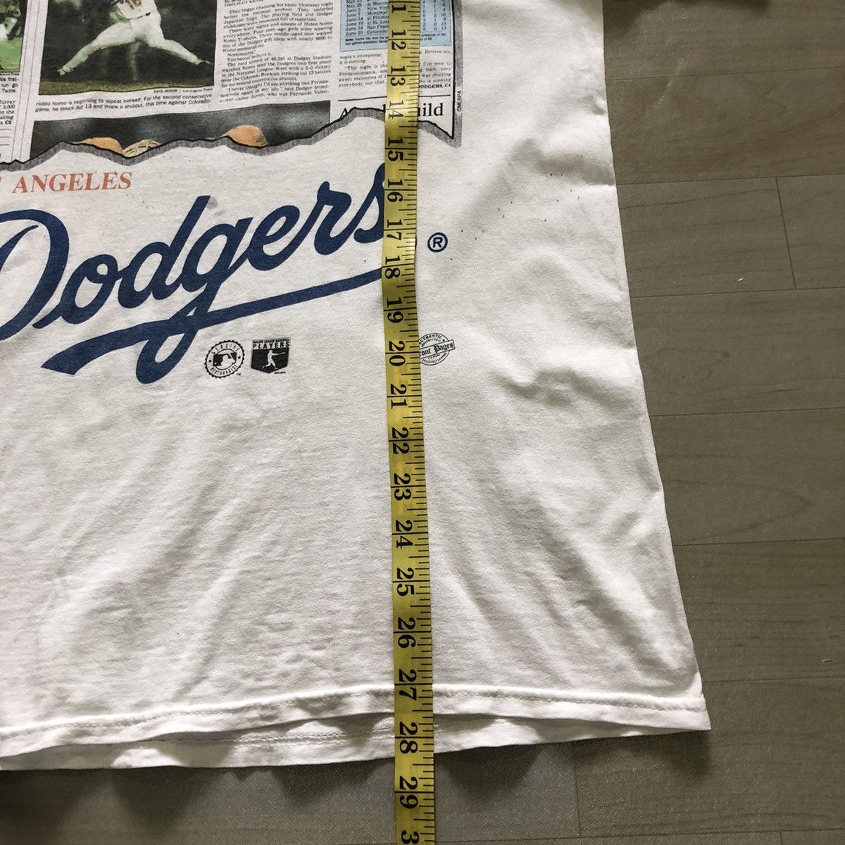 MLB × Vintage Vintage 1995 Lagendary Hideo Nomo MLB LA Dodgers Tee Size US M / EU 48-50 / 2 - 9 Thumbnail