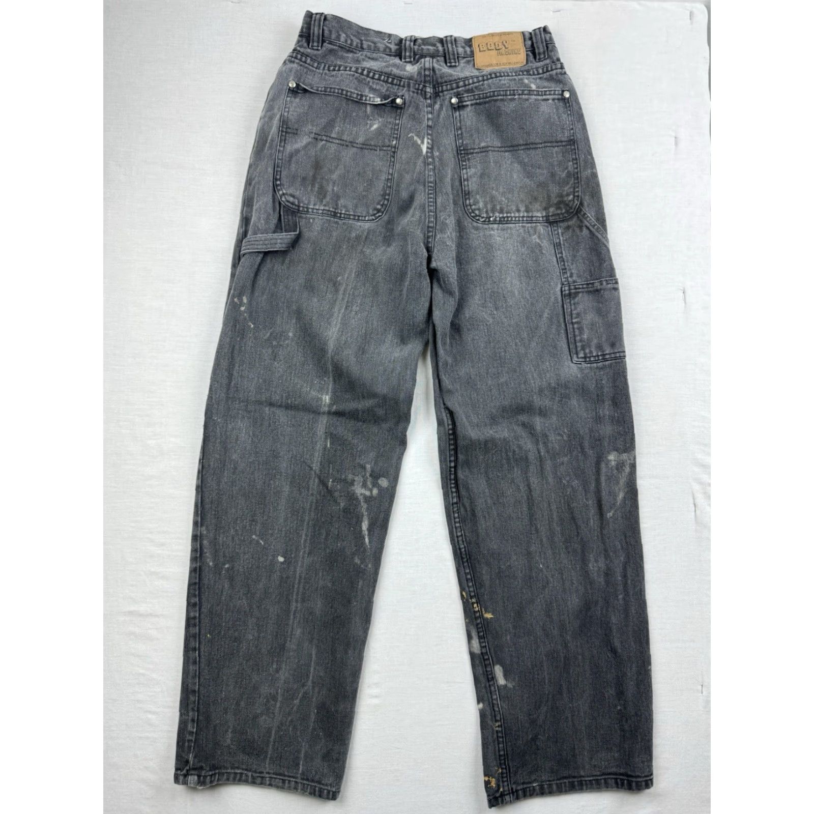 Vintage VINTAGE Body Machine Jeans Relaxed Fit Adult 33x32 Black Grunge 90s Y2K Punk Mens Size US 33 - 7 Thumbnail