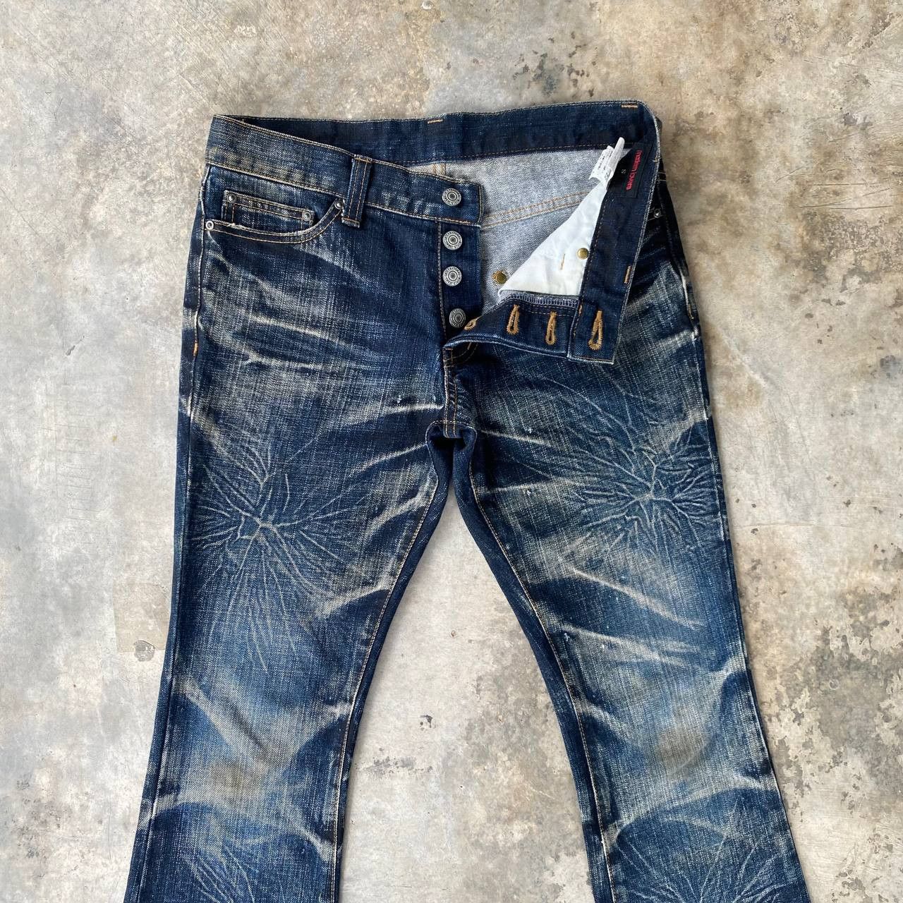 Japanese Brand FLARED JAPAN MODERN LOVERS RUSTY STARBURST GHOSTCLAW MARK Size US 28 / EU 44 - 15 Thumbnail
