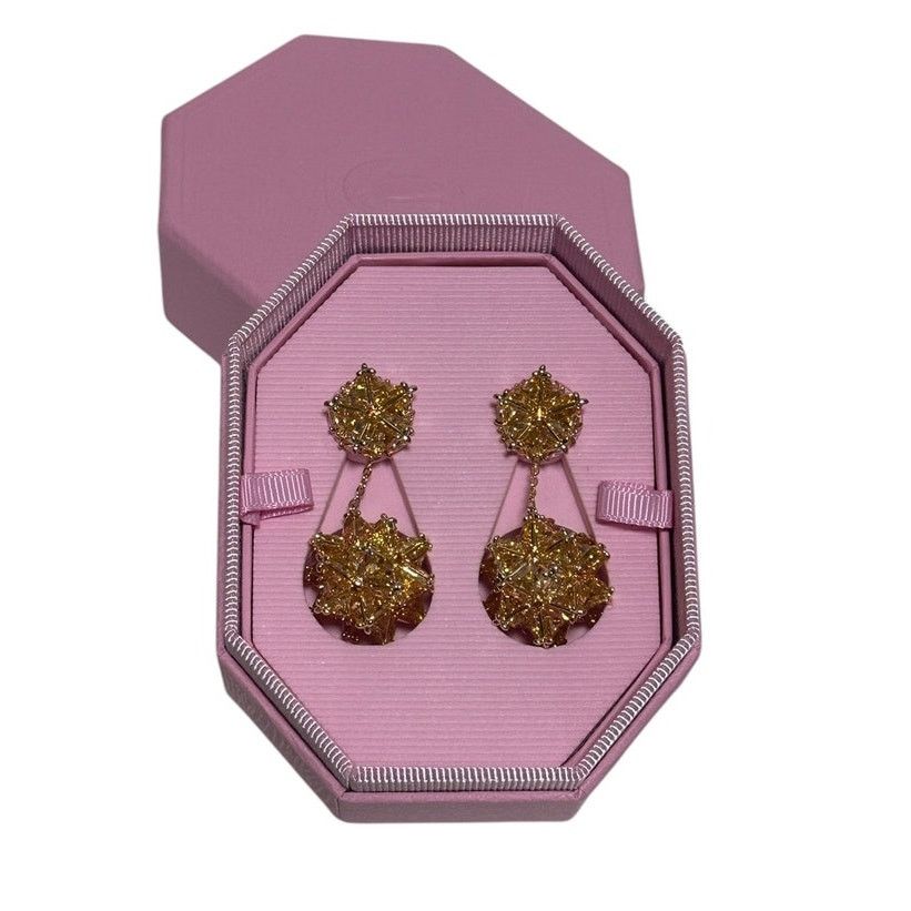 Swarovski Swarovski Curiosa drop earrings three-dimensional Geometric Size ONE SIZE - 2 Thumbnail