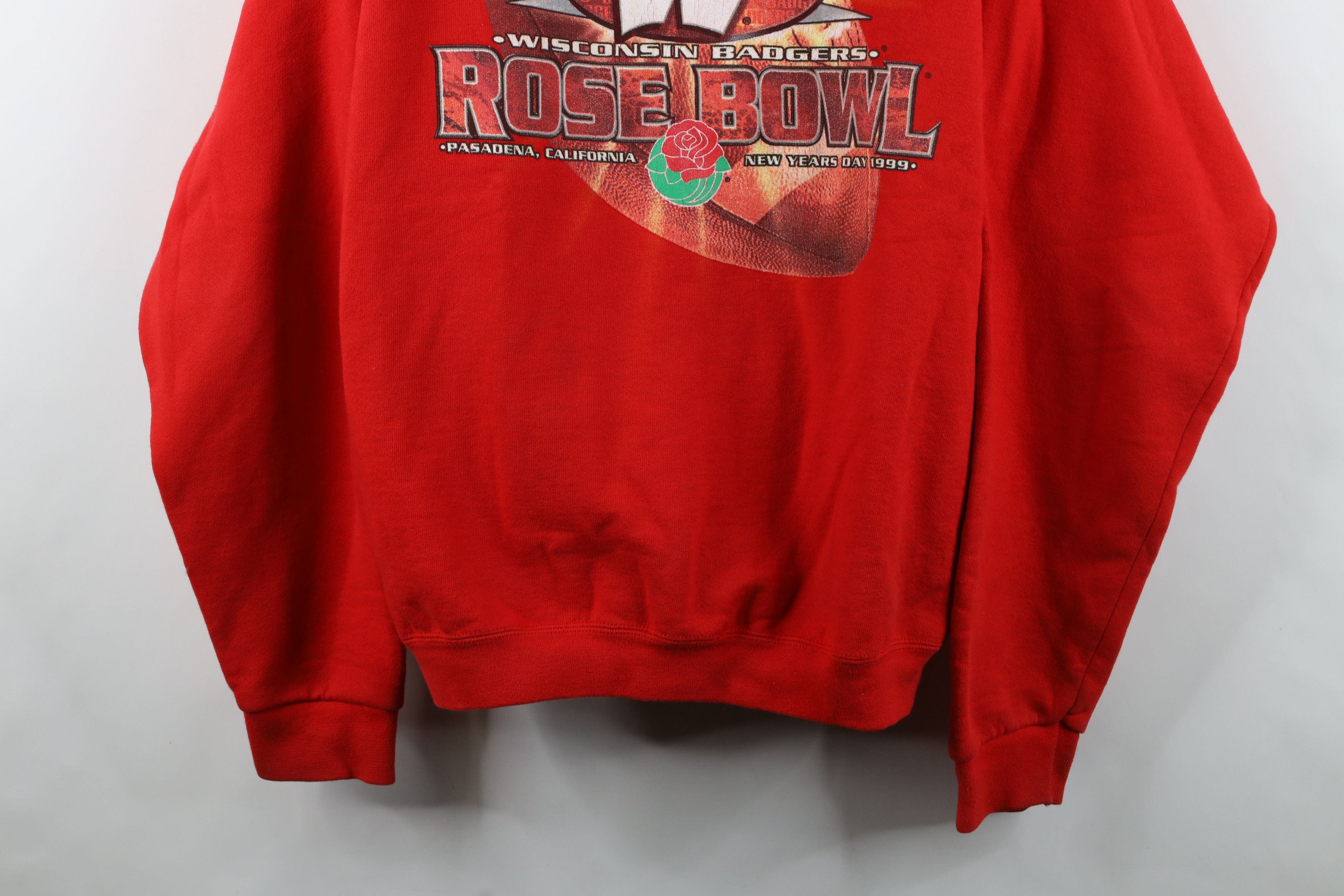 Vintage Vintage 90s Bowl University of Wisconsin Football Sweatshirt Size US XL / EU 56 / 4 - 3 Thumbnail