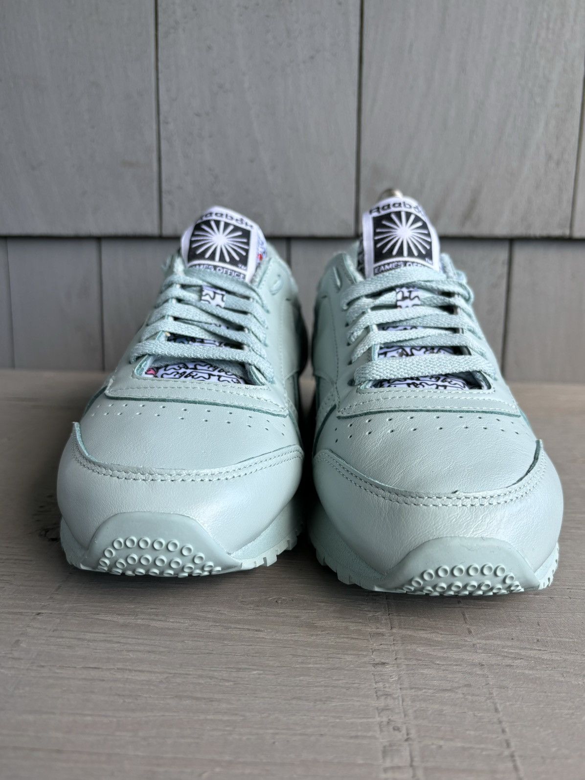 Other × Reebok Reebok x Eames Office Elephant Classic Leather Mint Sneakers Size US 7 / EU 40 - 7 Thumbnail
