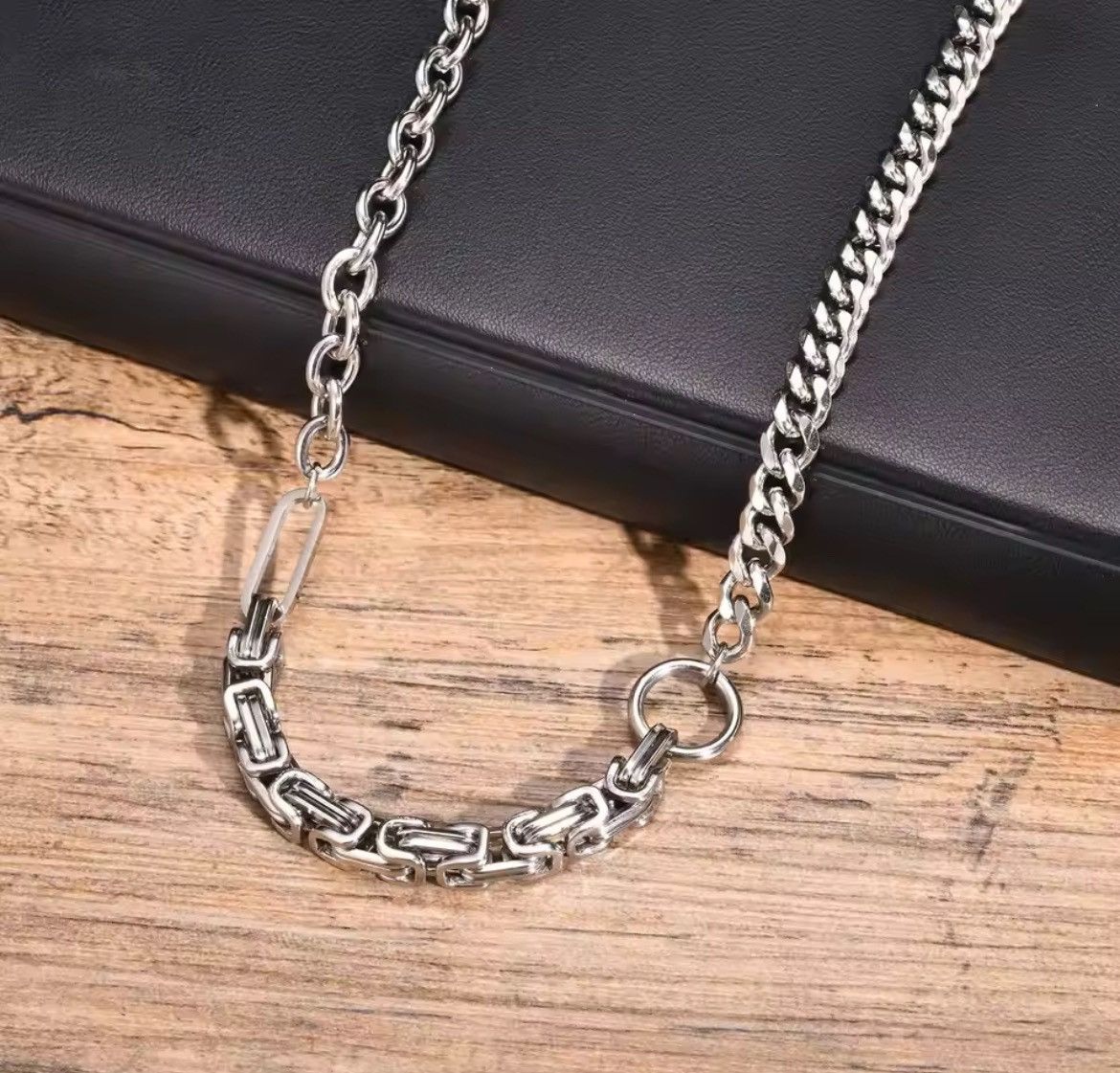 Other Splicing Cuban Oval Chain Necklaces Size ONE SIZE - 4 Thumbnail